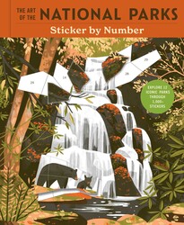 The Art of the National Parks Sticker by Number The Art of the National Parks Sticker by Number