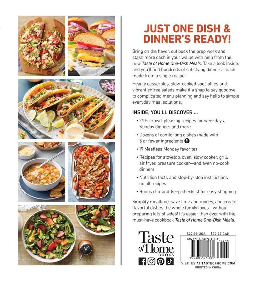 Taste of Home One-Dish Meals