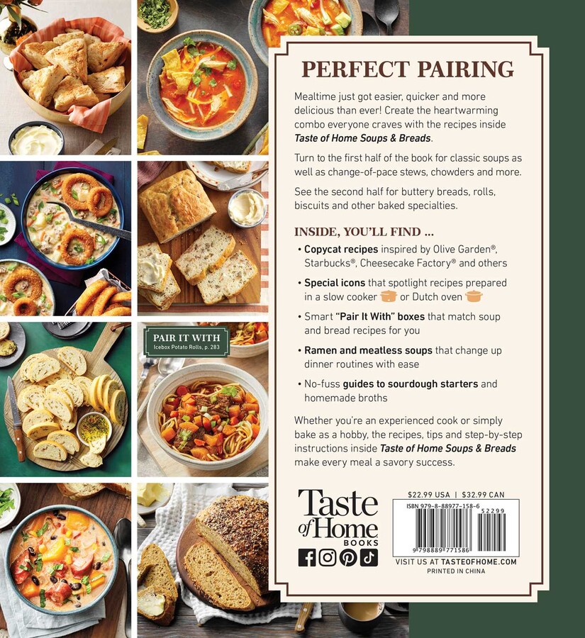 Taste of Home Soups & Breads