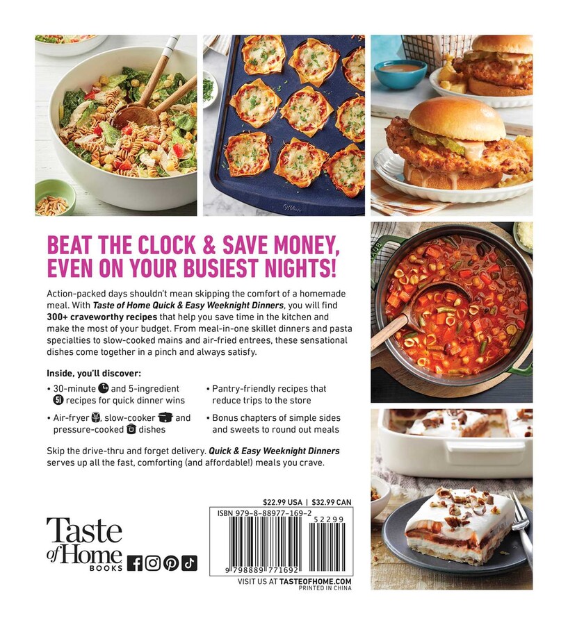 Taste of Home Quick & Easy Weeknight Dinners