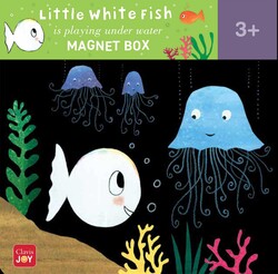 Magnet Box Little White Fish Is Playing Under Water