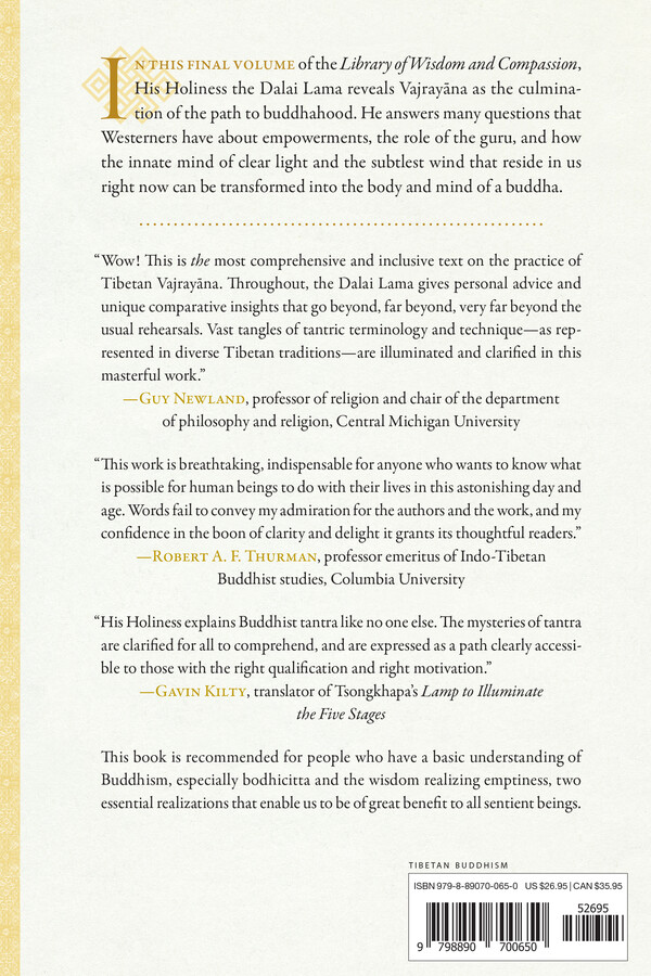 Vajrayana and the Culmination of the Path
