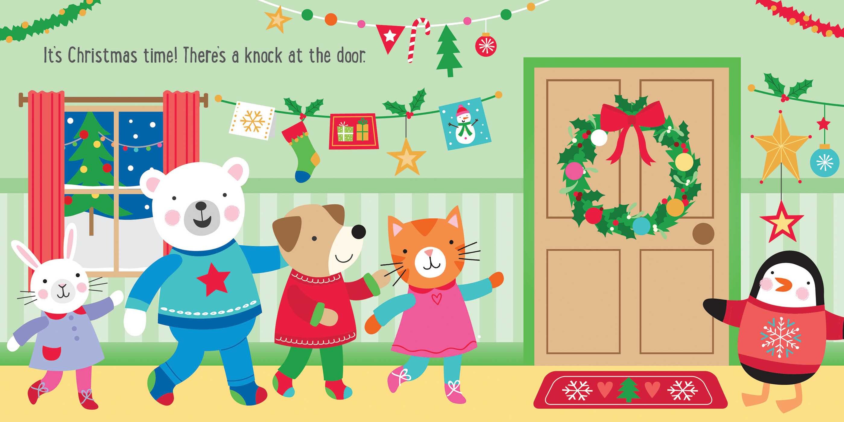 Santa's Surprise: Chunky Lift-the-Flap Board Book