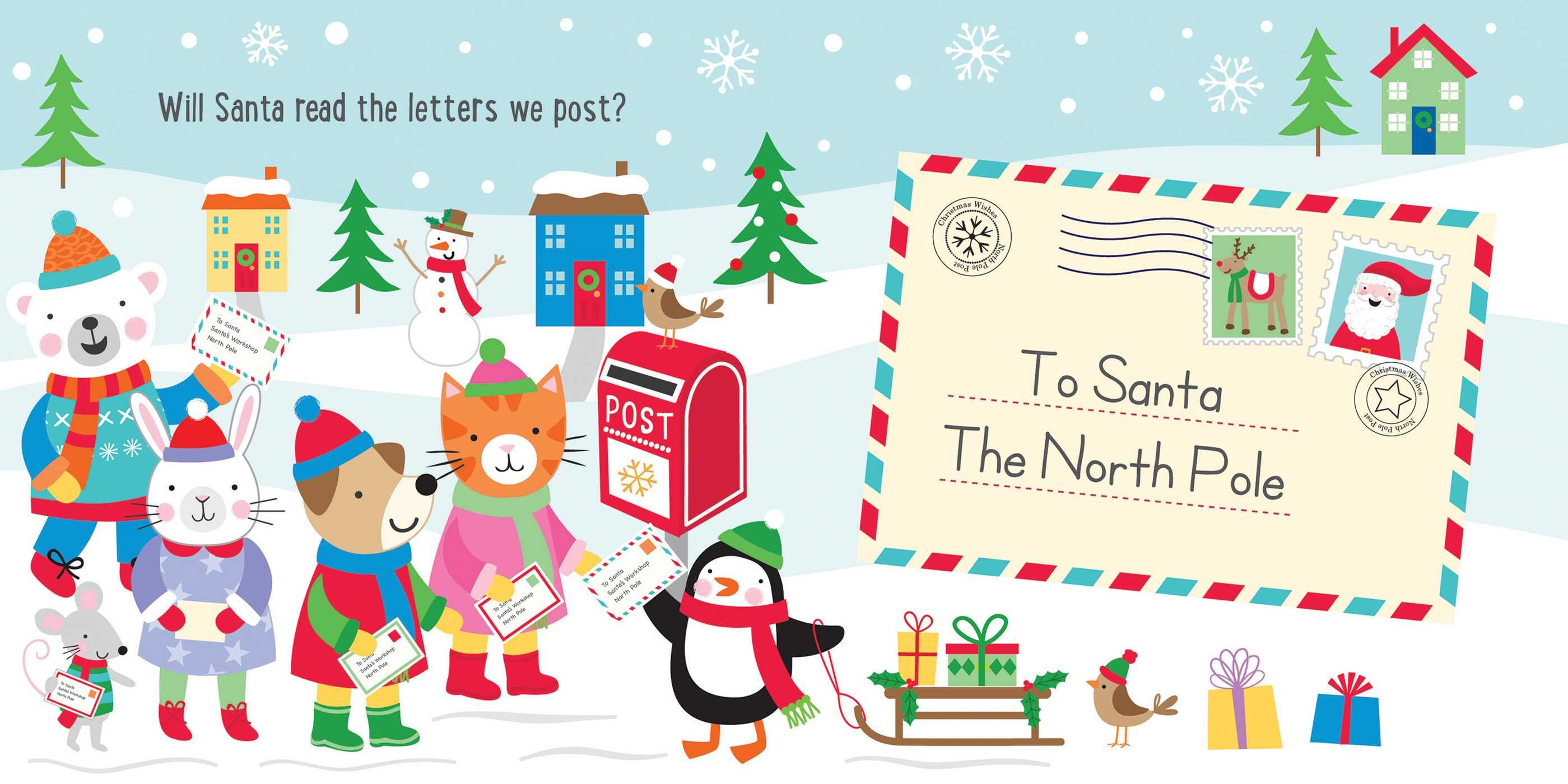 Santa's Surprise: Chunky Lift-the-Flap Board Book