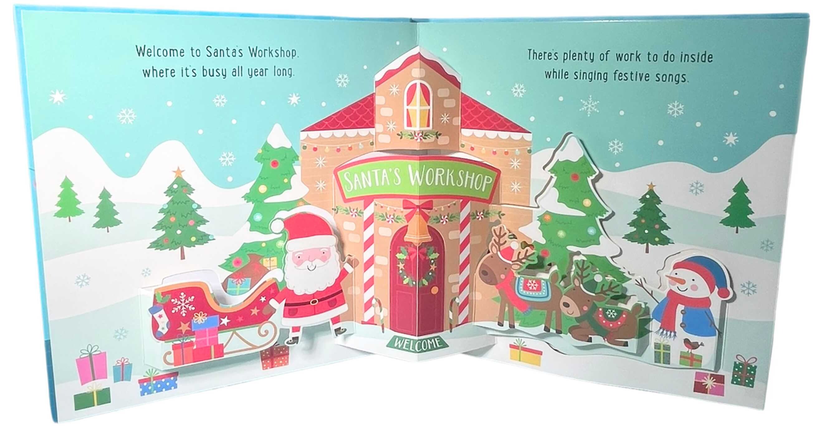 Santa's Workshop: Pop-Up Book
