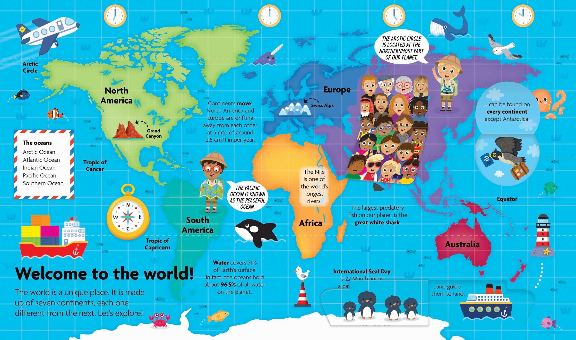 My First Picture Atlas: Lift-the-Flap Book