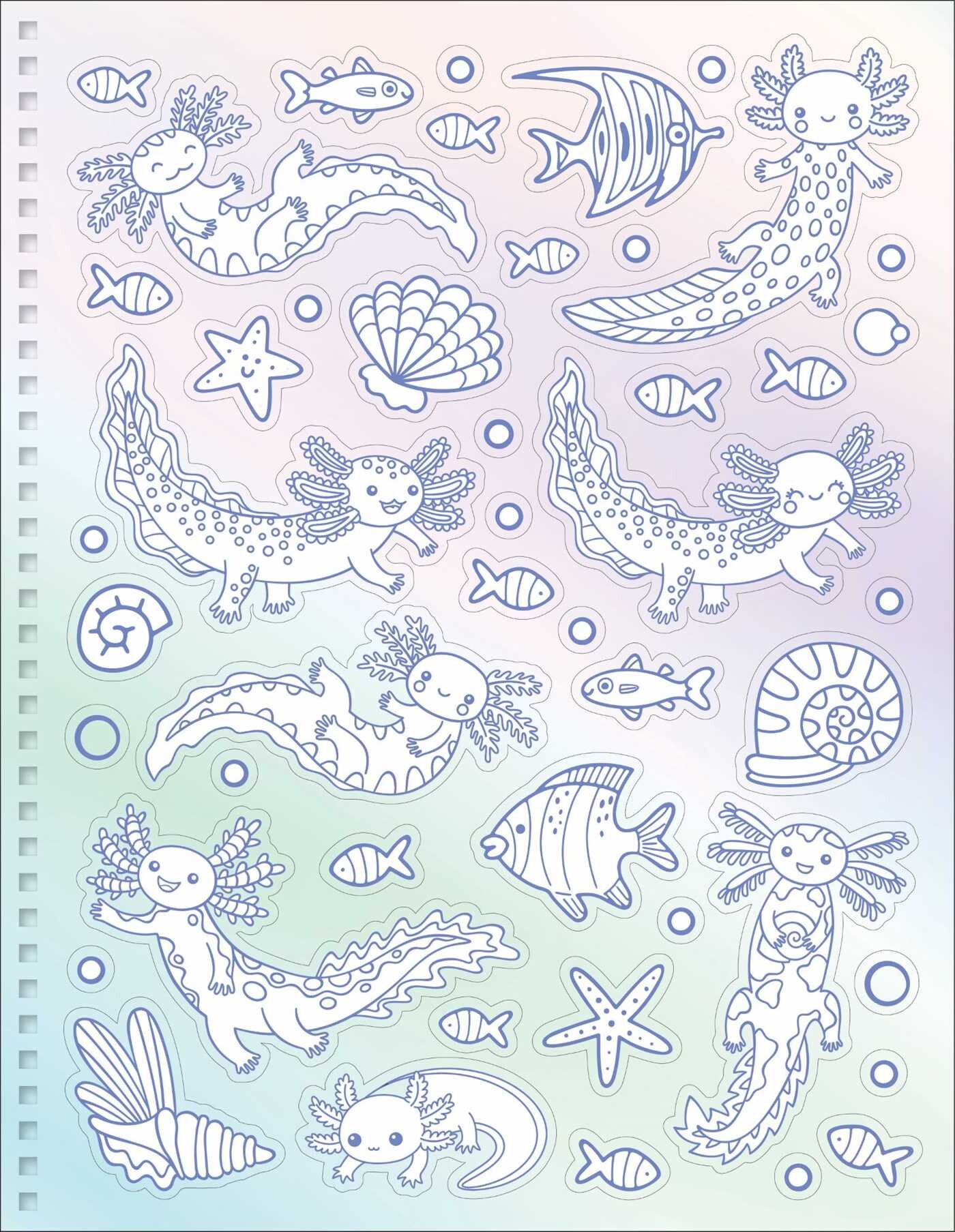 Velvet Art: Axolotls