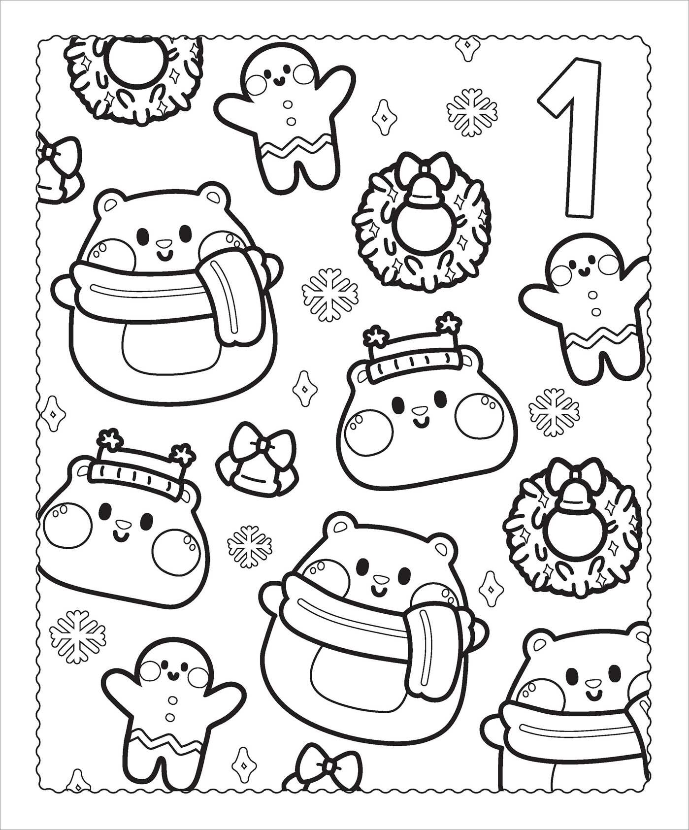 Markerific: Christmas Advent Coloring