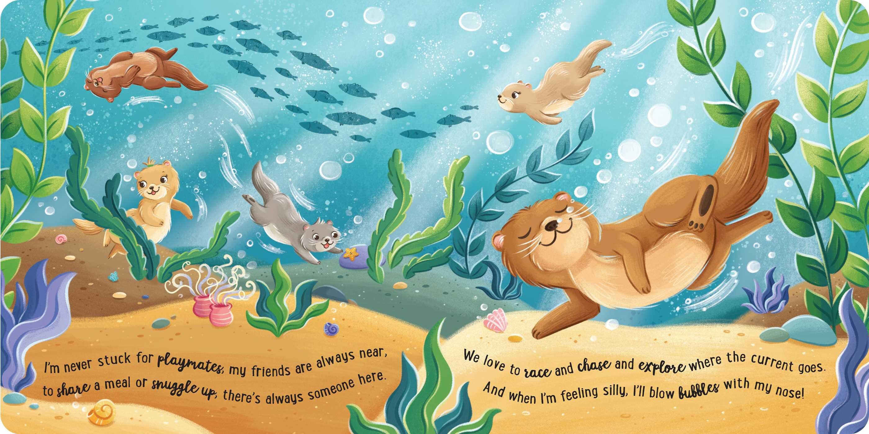 I Love Being a Sea Otter: Padded Board Book