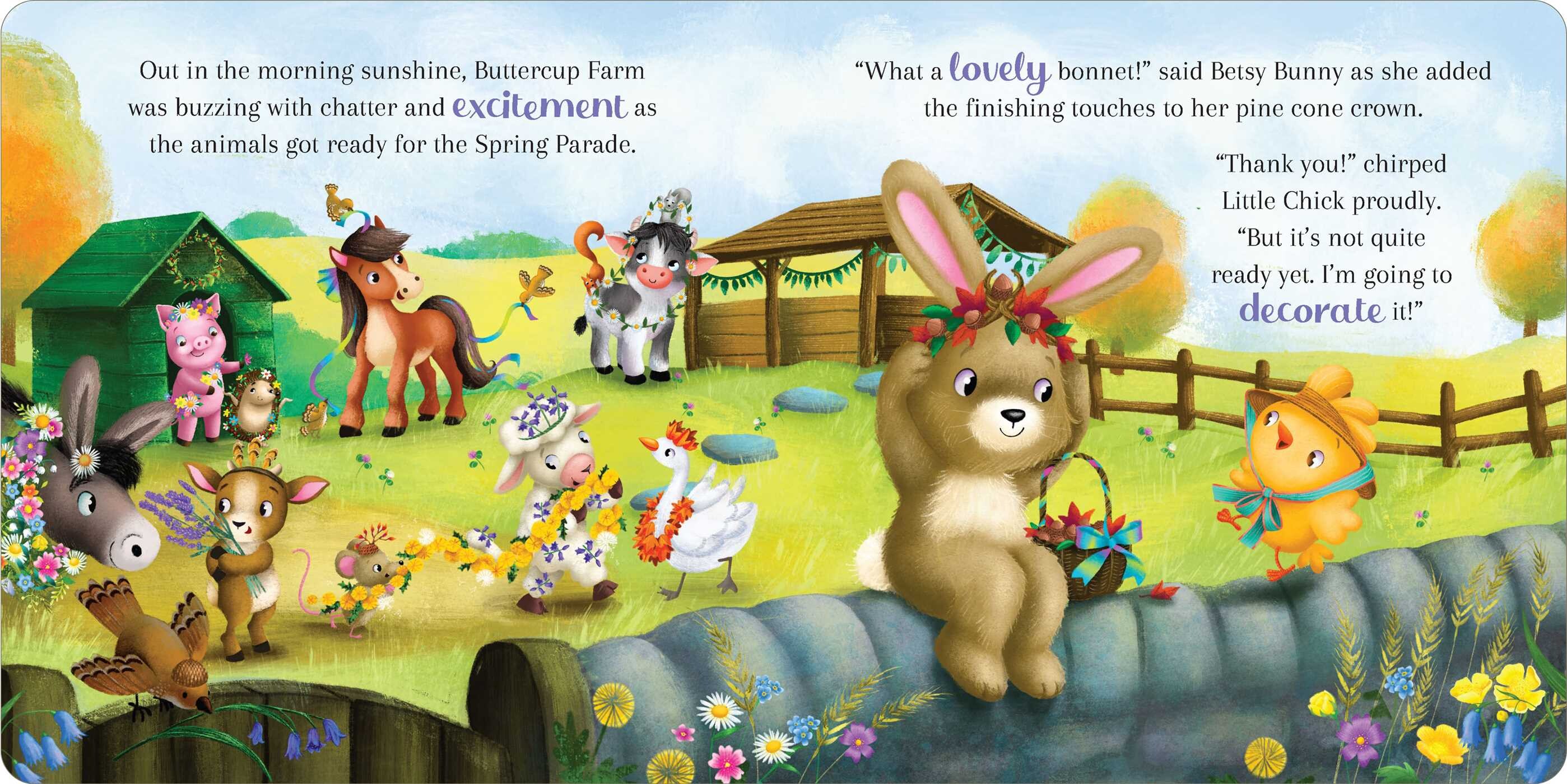 Little Chick's Spring Bonnet: Padded Board Book