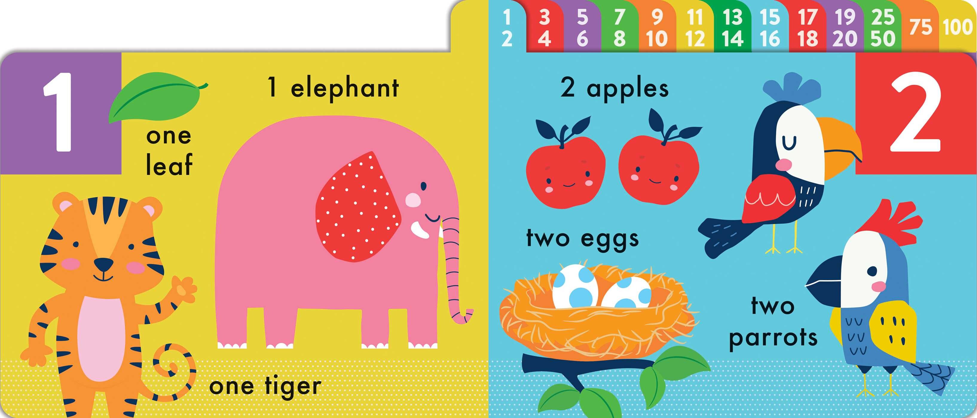 123: My First Tabbed Book of Numbers