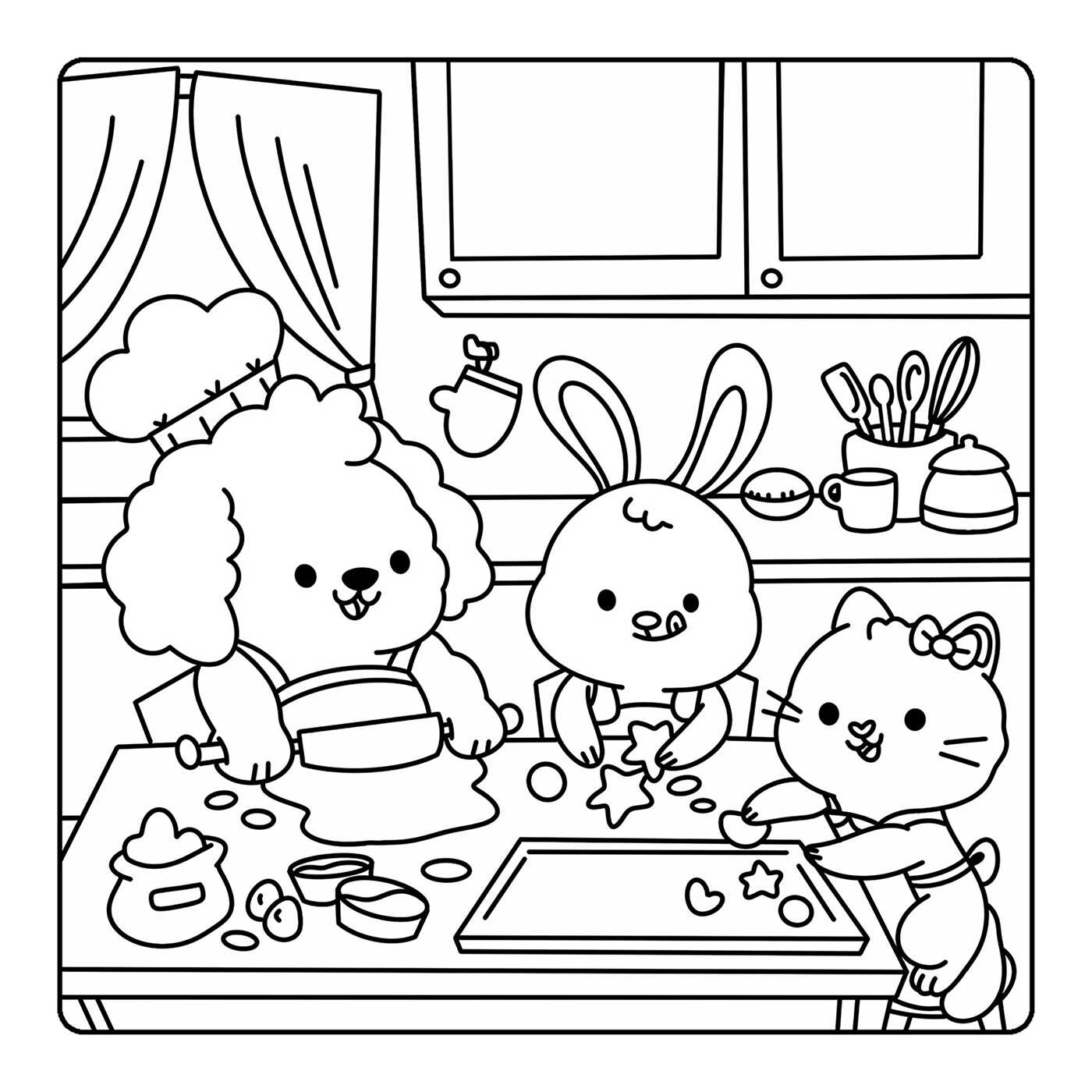 Little Cuties: Cozy Coloring