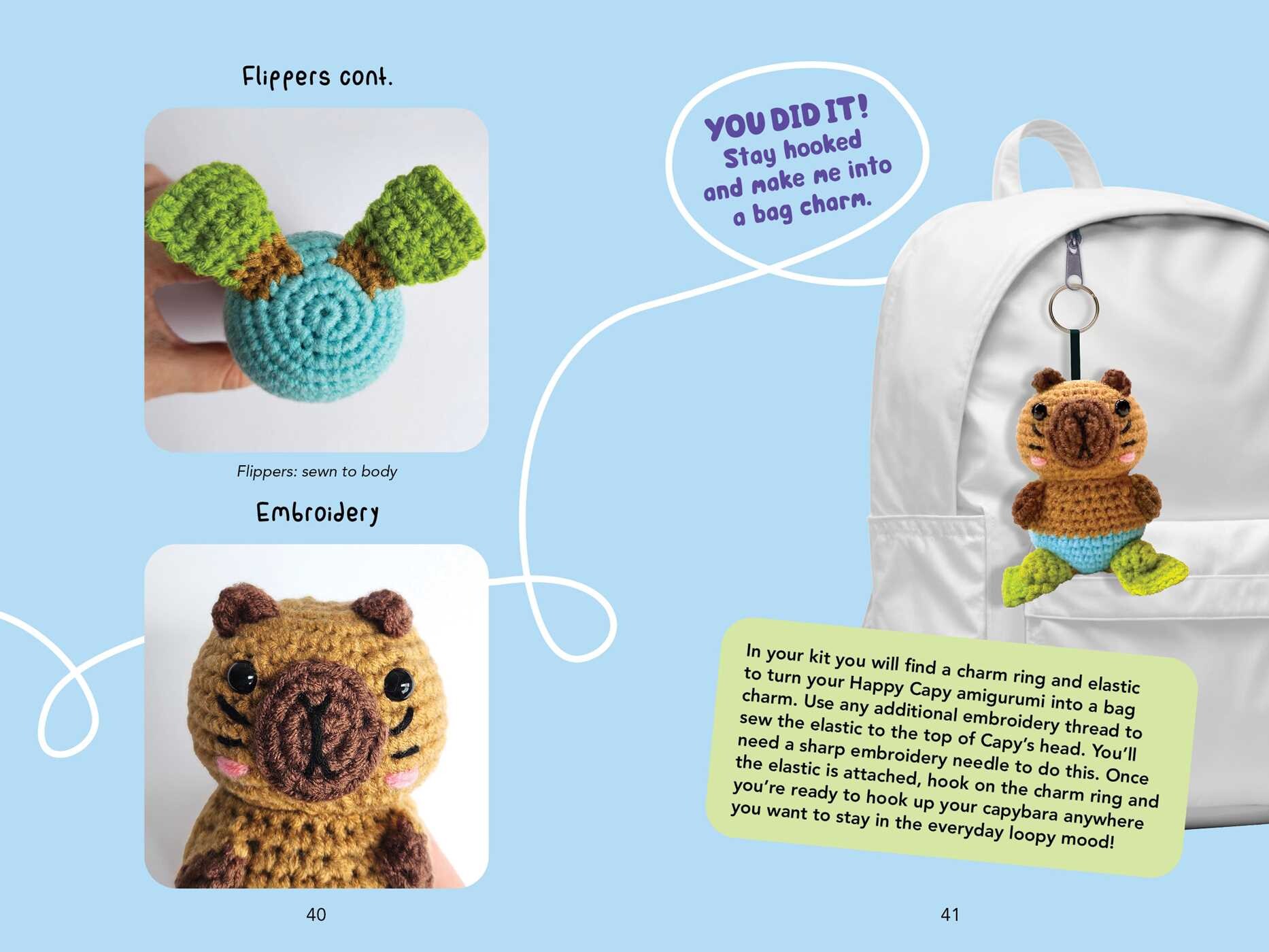 Happy Capy: Crochet Book & Kit