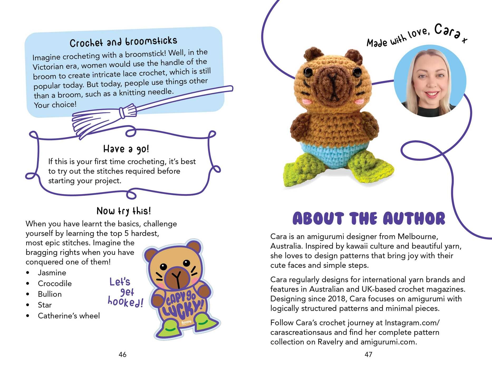 Happy Capy: Crochet Book & Kit