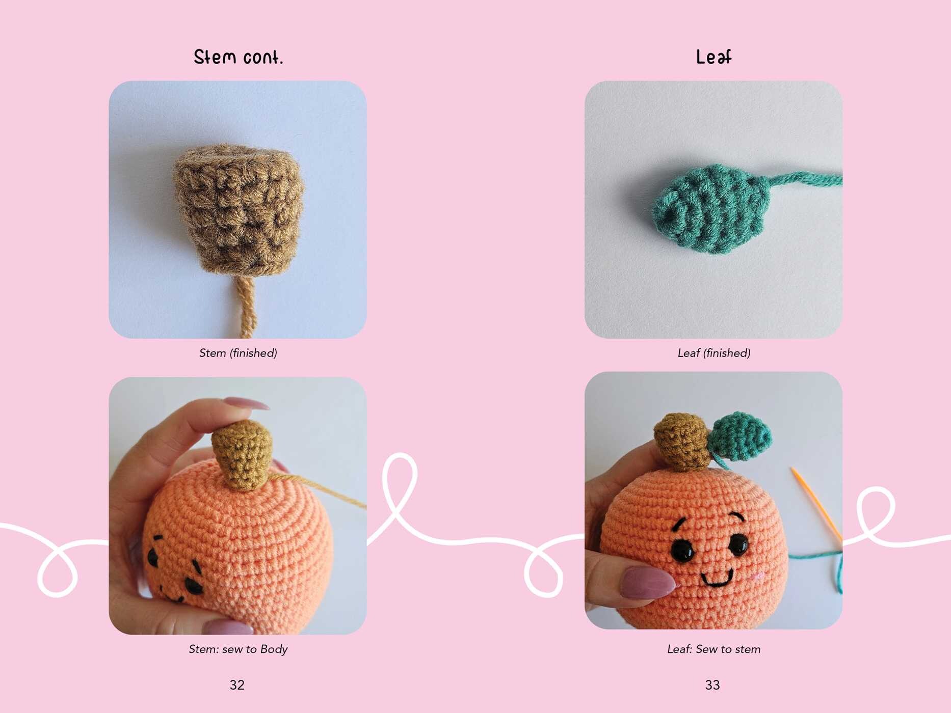 Perfect Peach: Crochet Book & Kit
