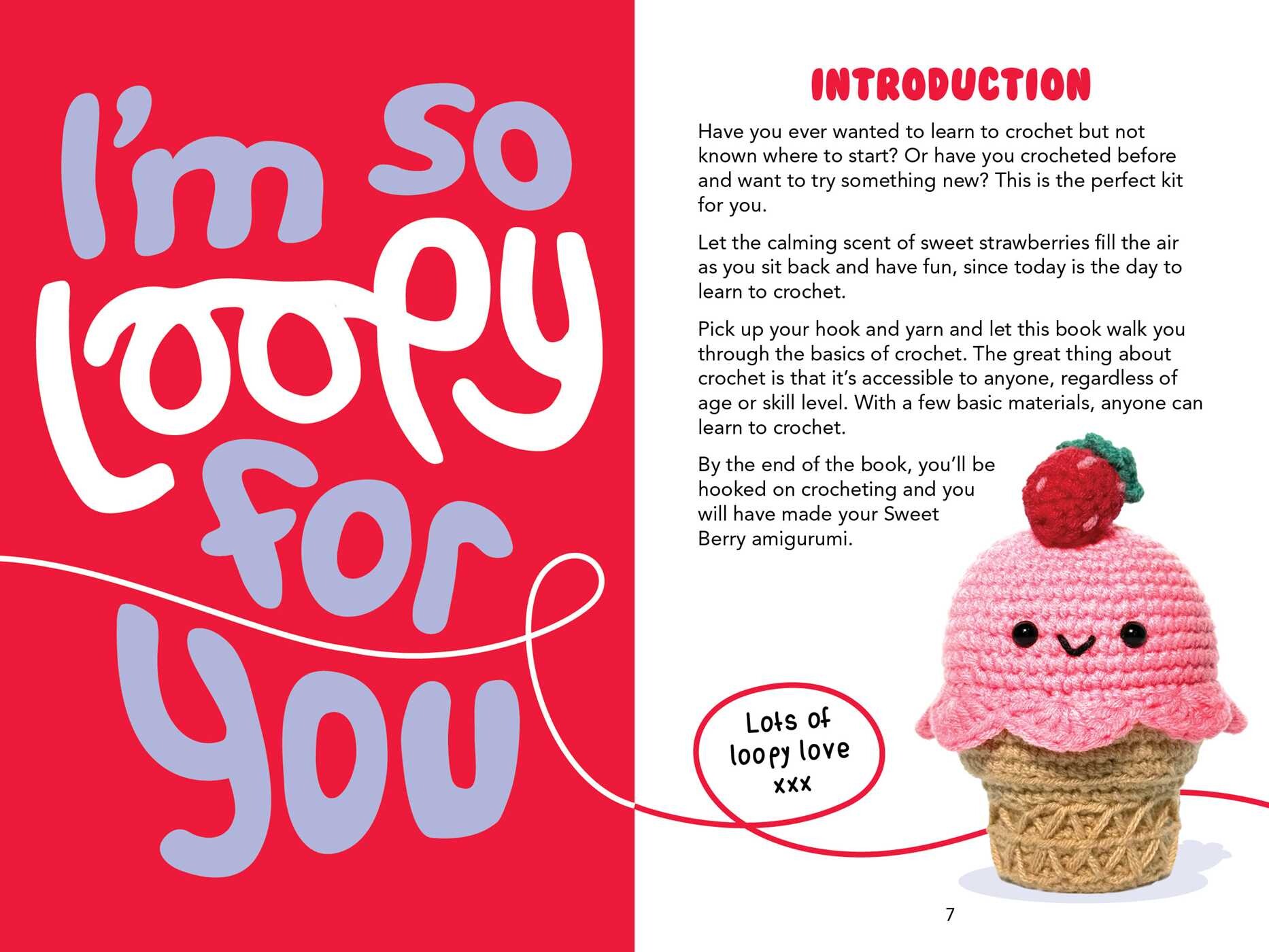 Sweet Berry: Crochet Book & Kit