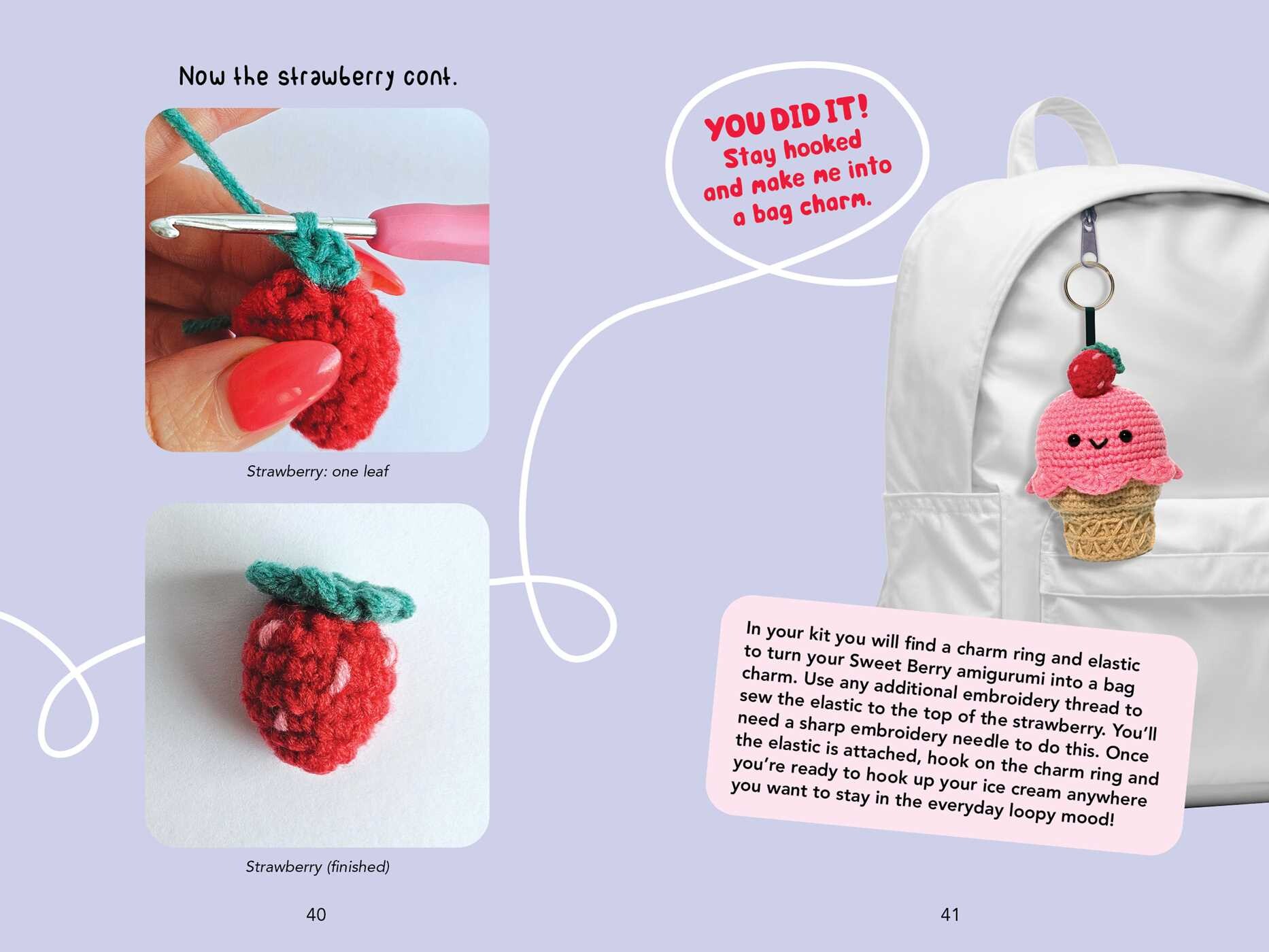 Sweet Berry: Crochet Book & Kit
