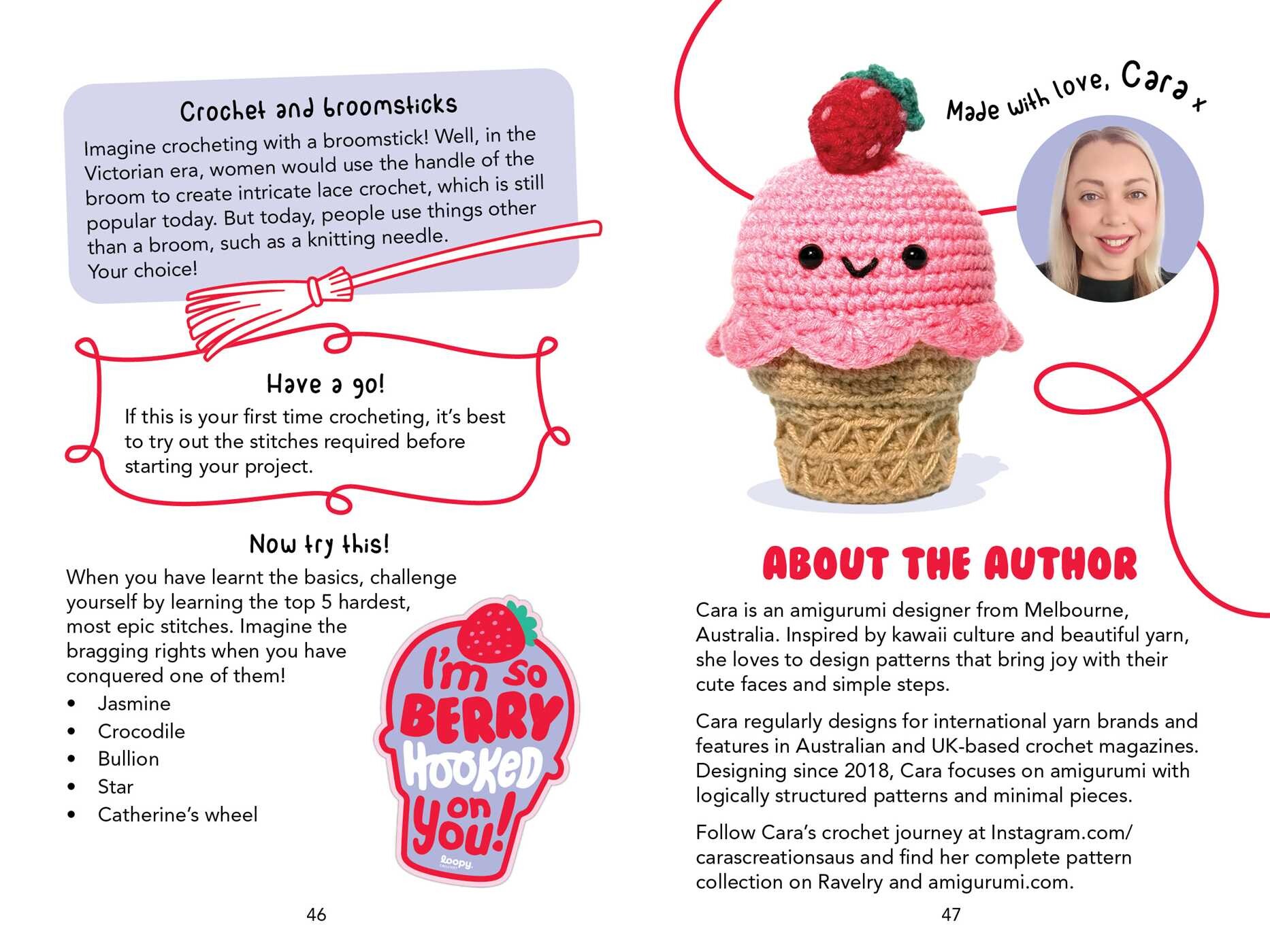 Sweet Berry: Crochet Book & Kit