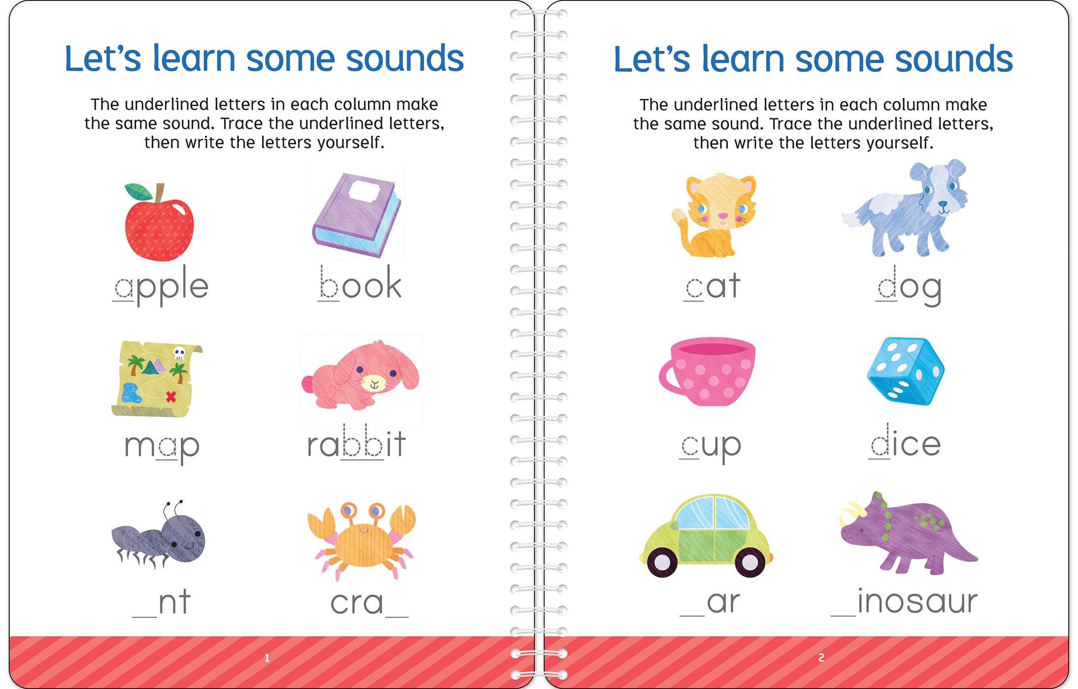 First Words: Write & Wipe Activity Book
