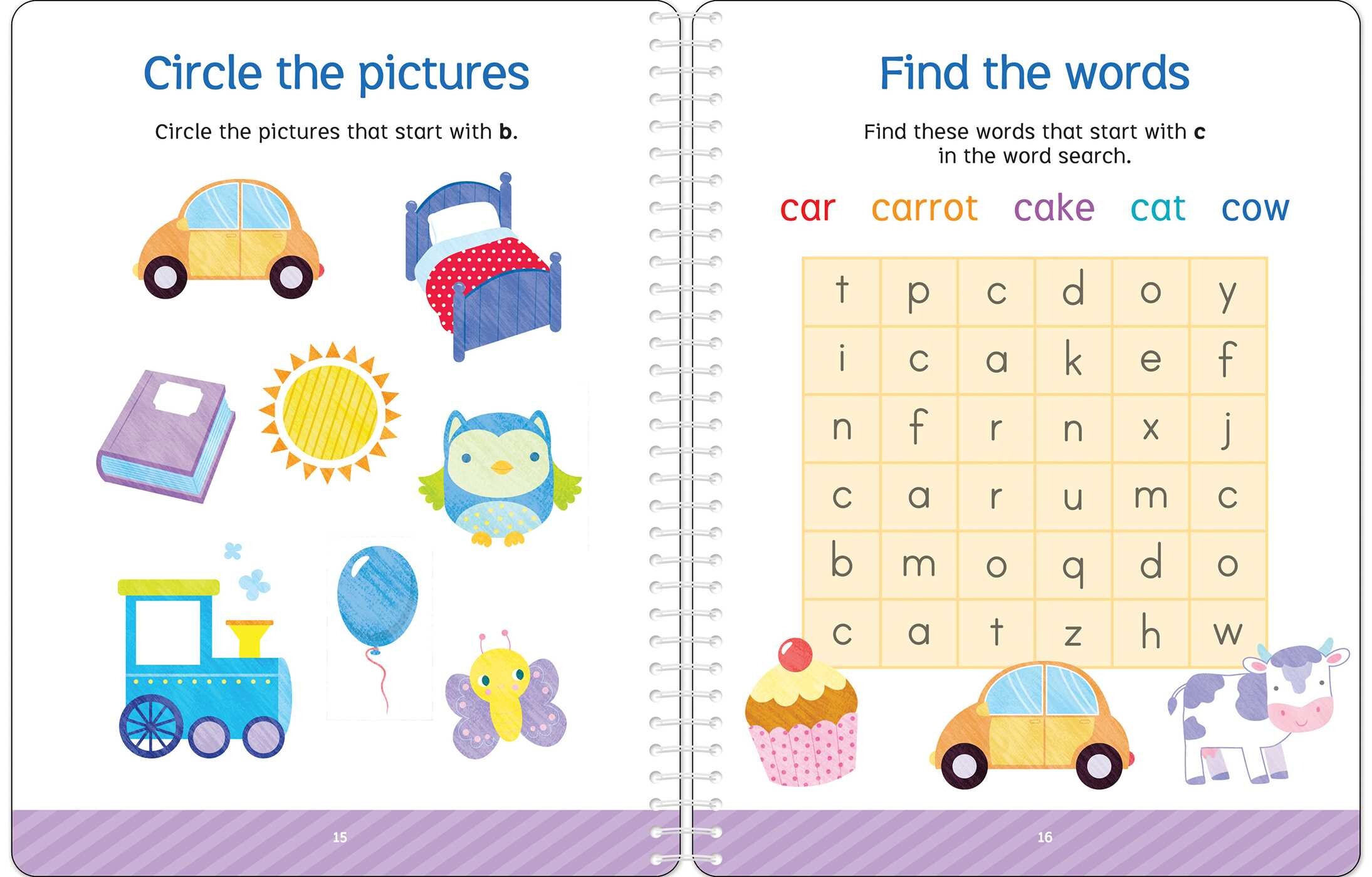 First Words: Write & Wipe Activity Book