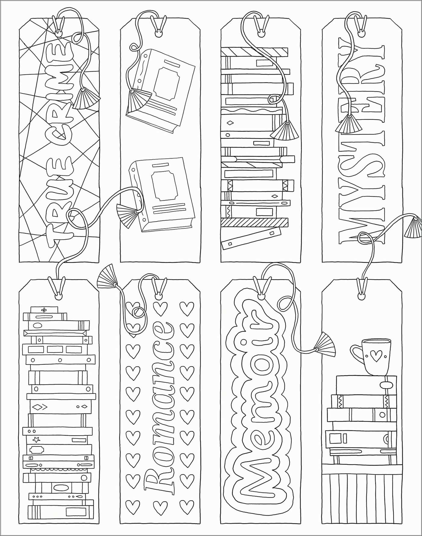 Book Lover's Coloring Book