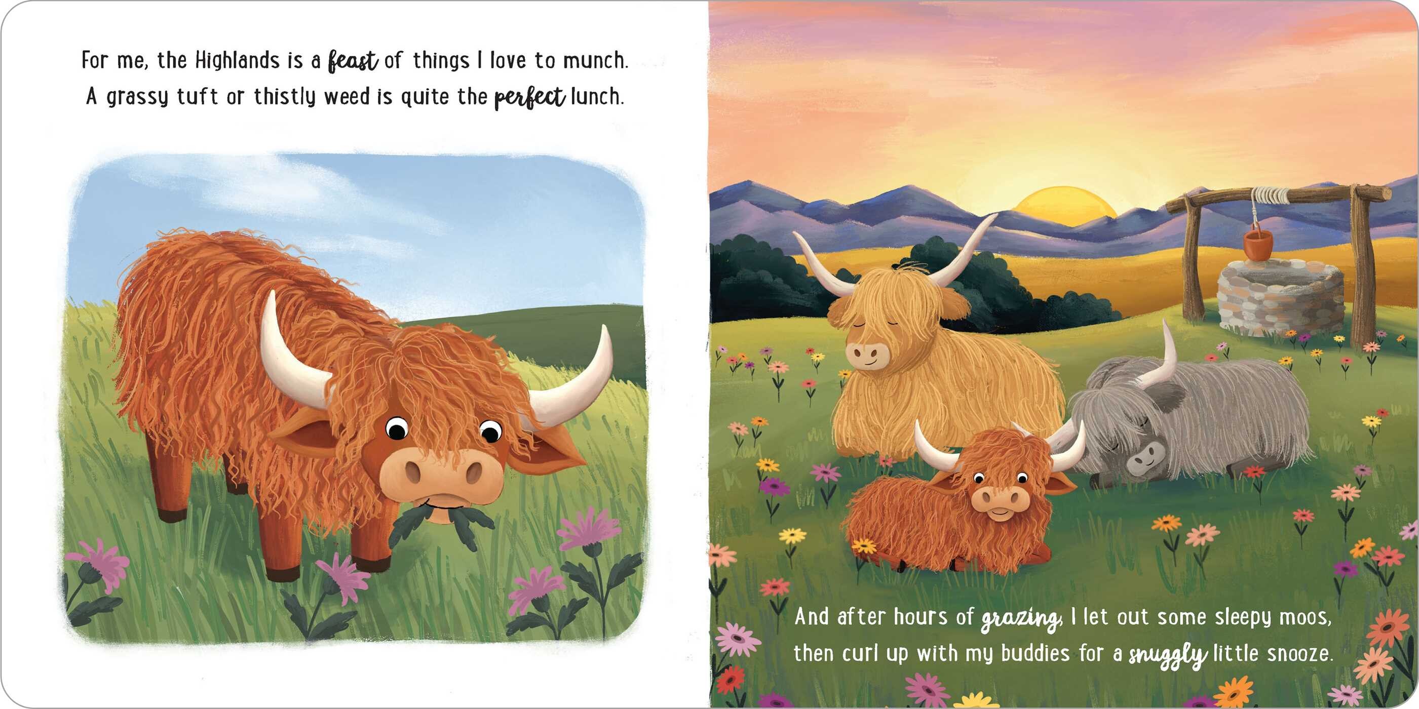 I Love Being a Highland Cow: Padded Board Book