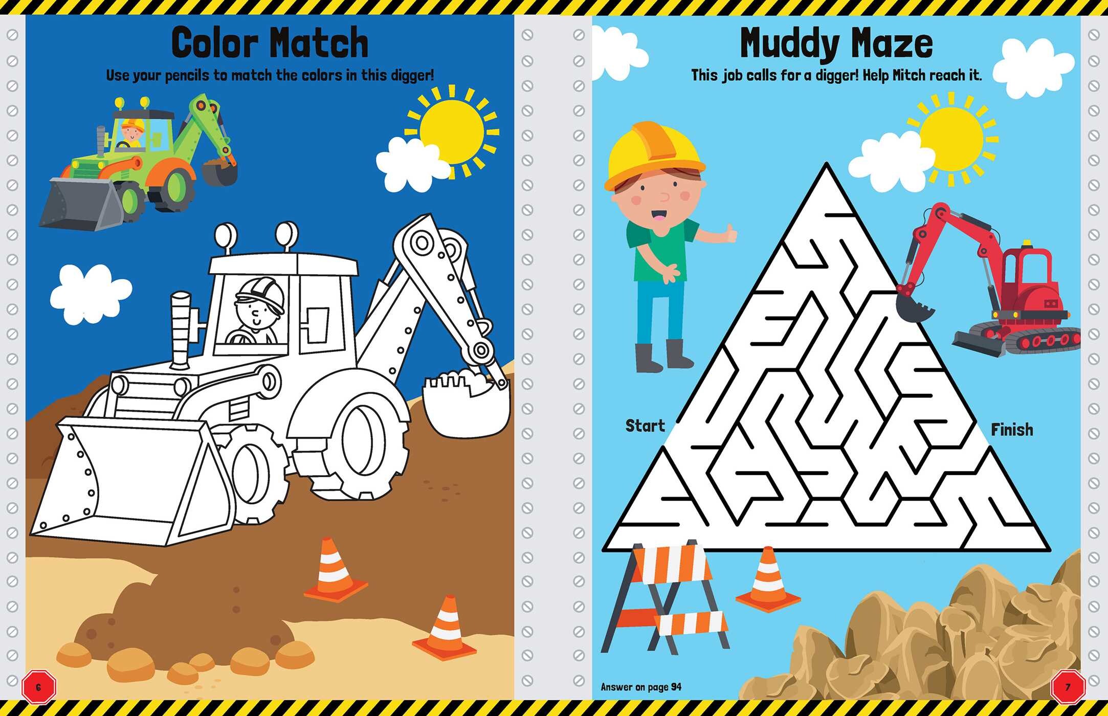Trucks & Diggers: Bumper Activity Book