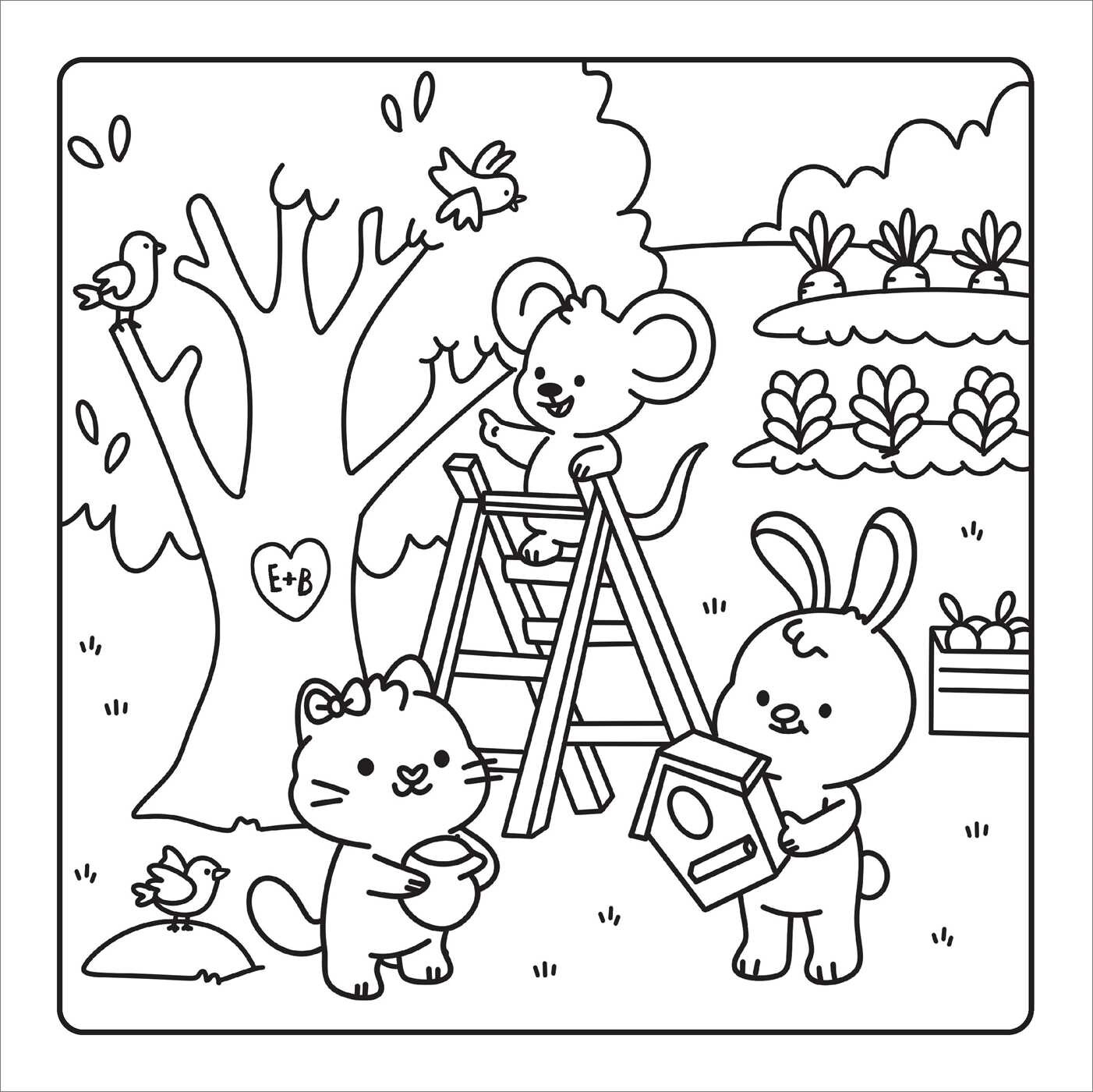 Cool Cuties: Cozy Coloring Kit