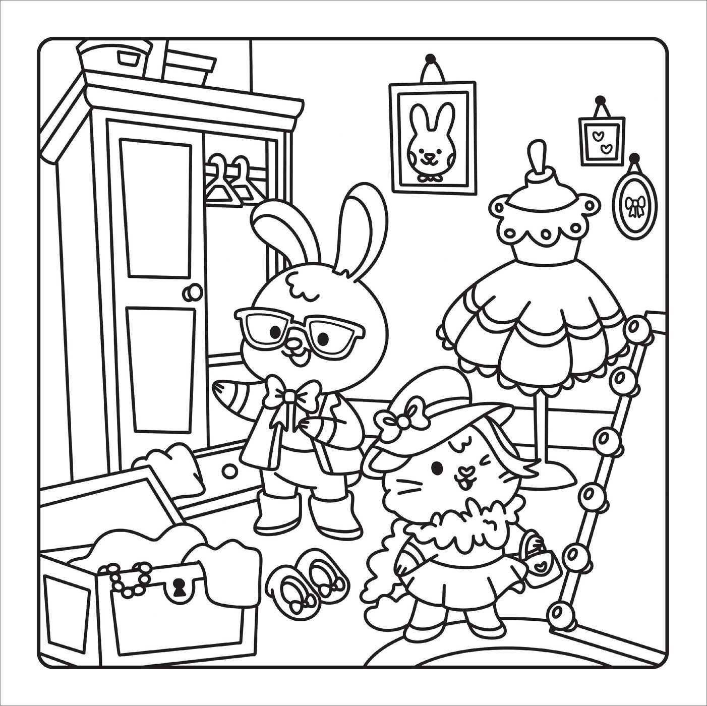 Cool Cuties: Cozy Coloring Kit