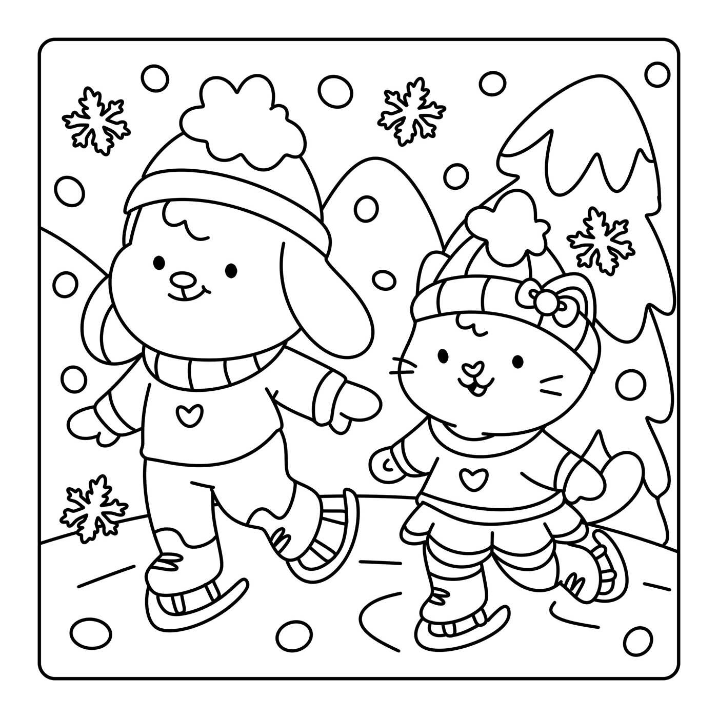 Cozy Christmas Advent Coloring Book