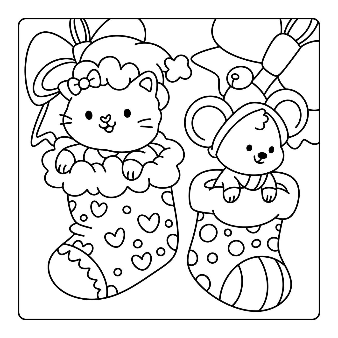 Cozy Christmas Advent Coloring Book