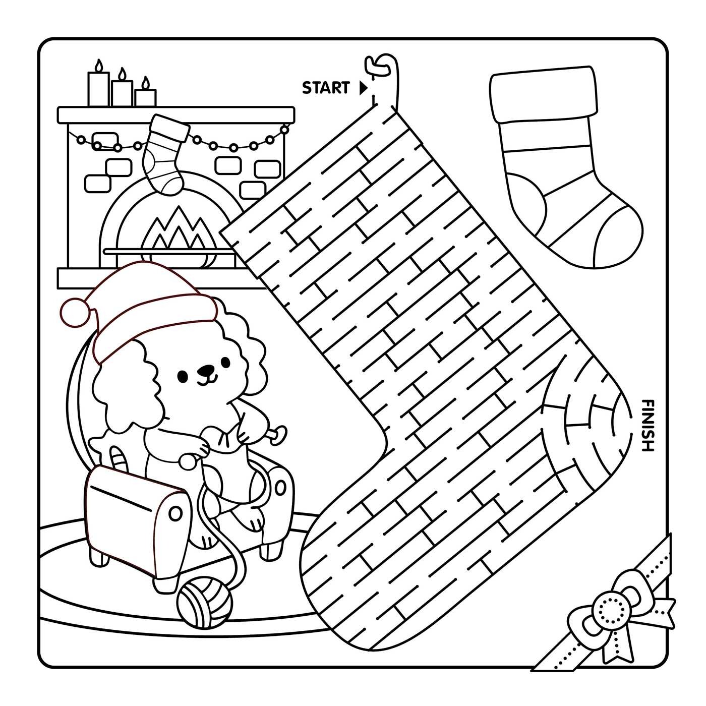 Cozy Christmas Advent Coloring Book