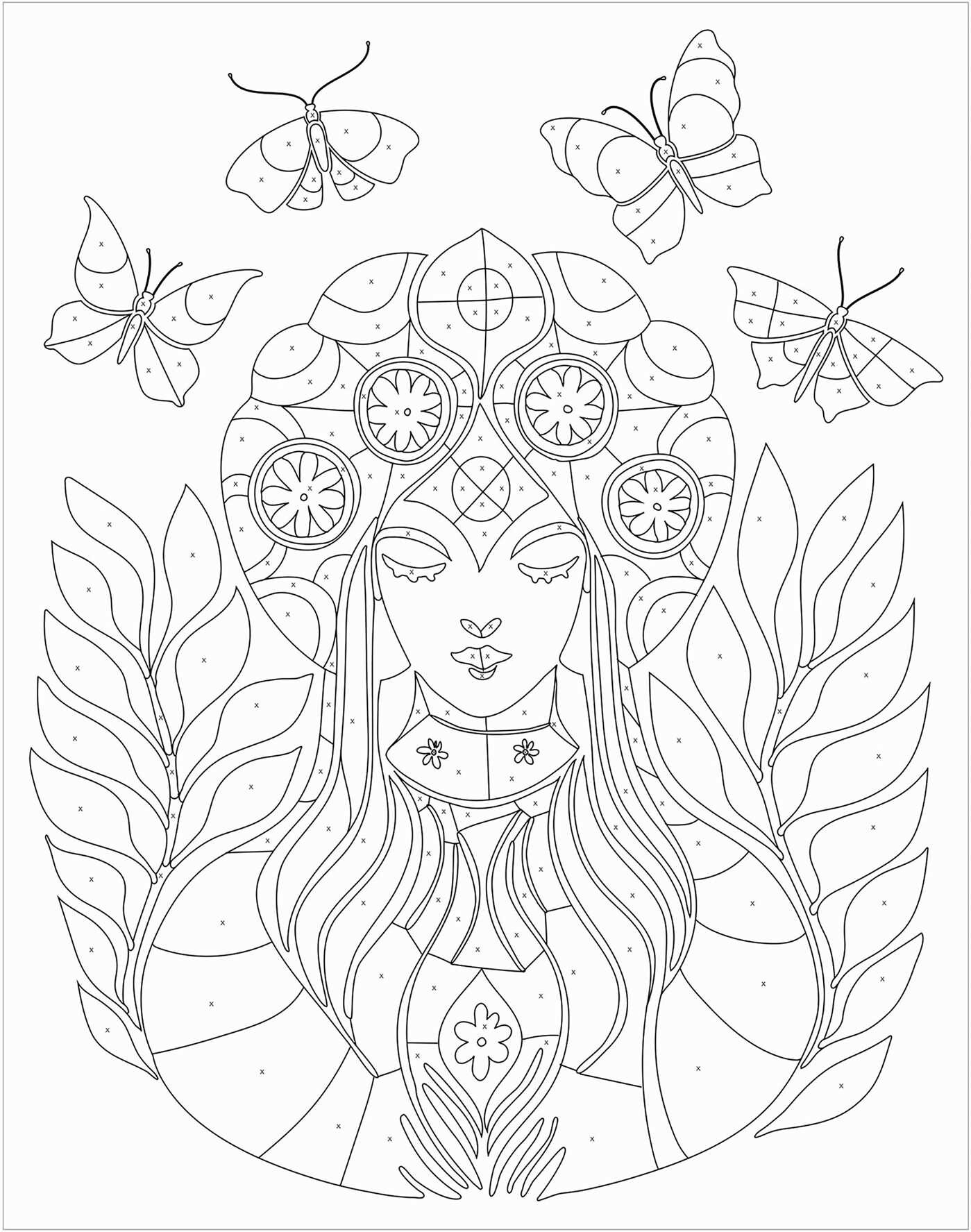 Monochrome Coloring Book