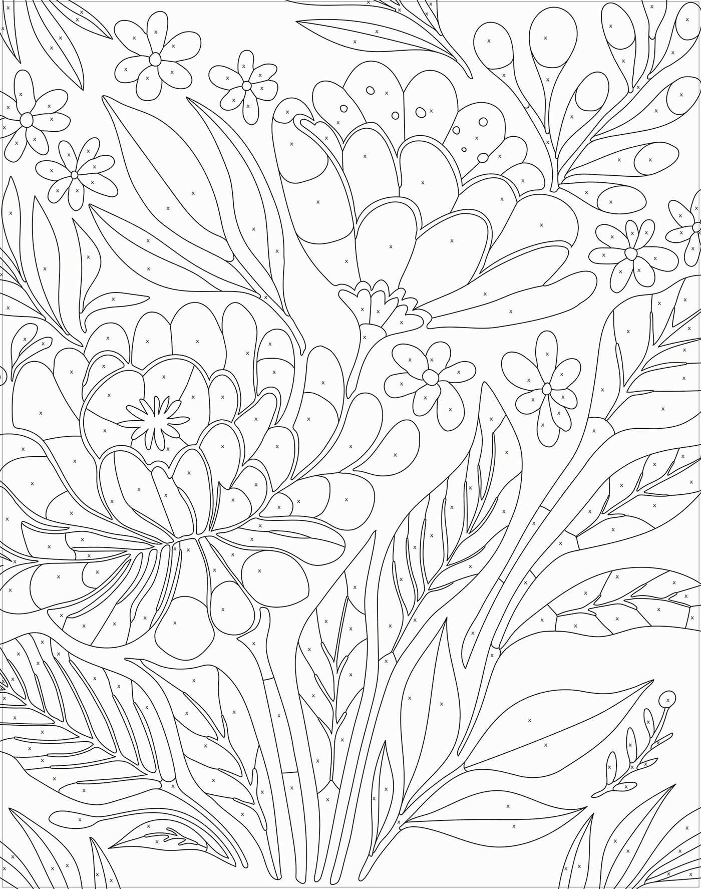 Monochrome Coloring Book