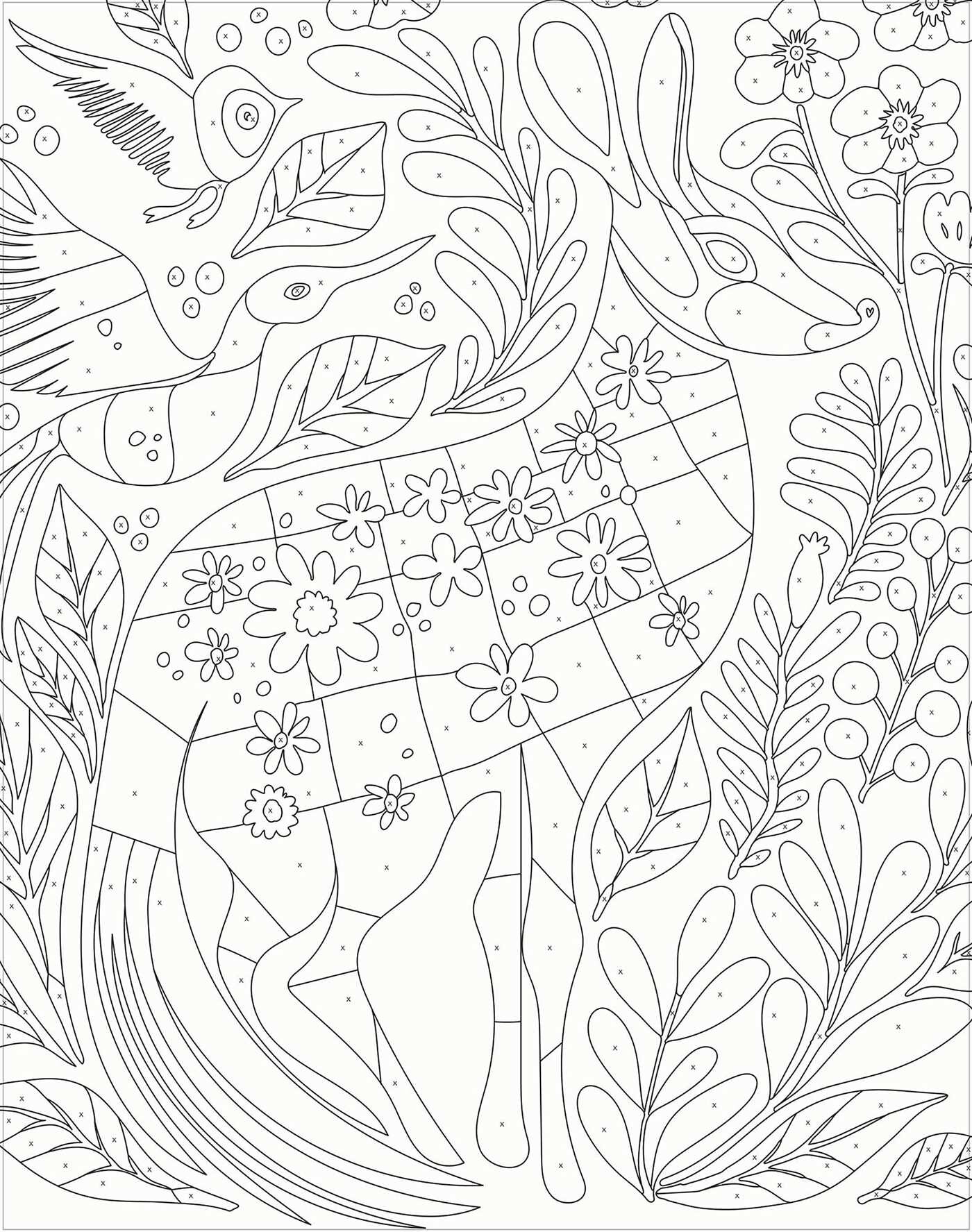 Monochrome Coloring Book