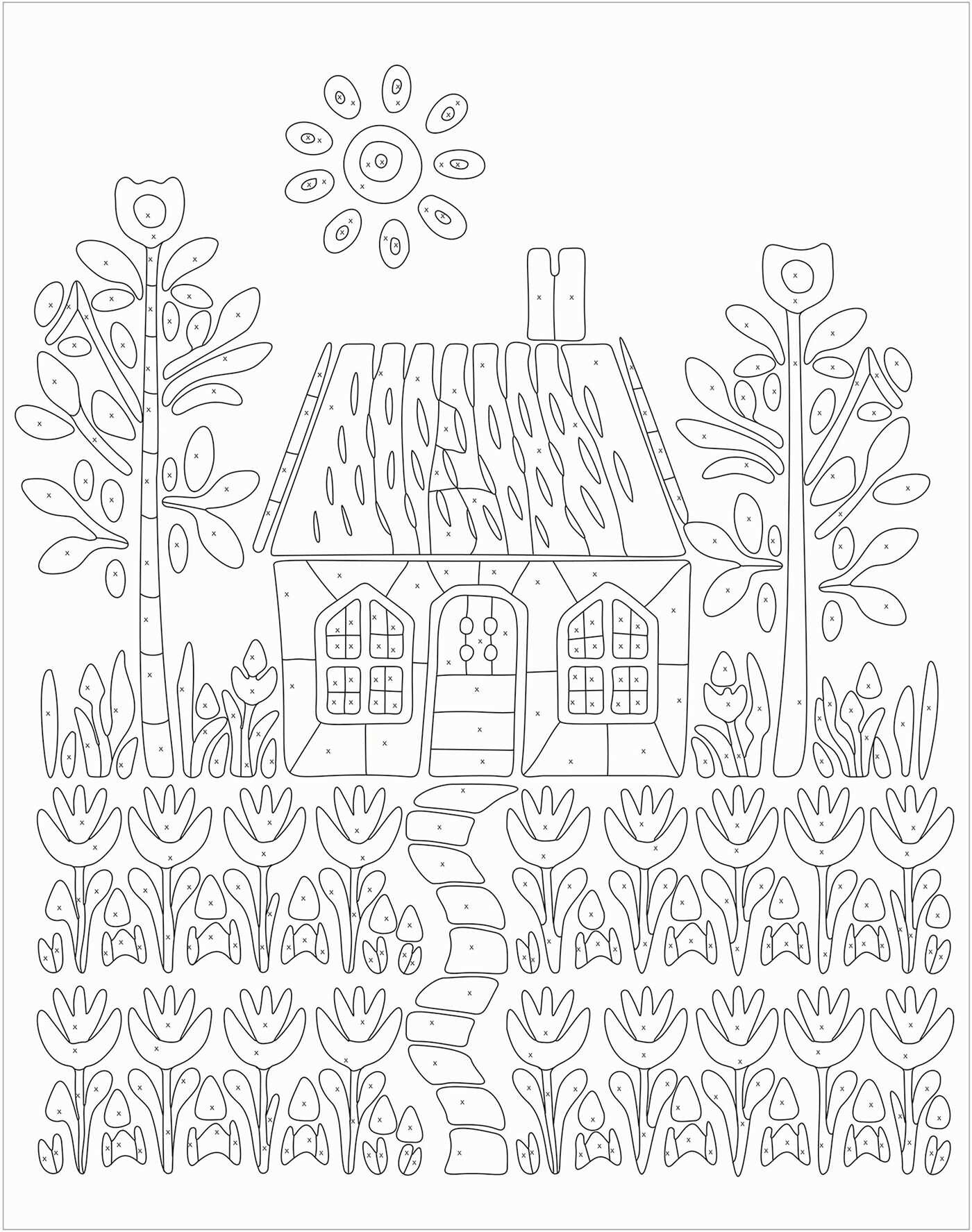 Monochrome Coloring Book