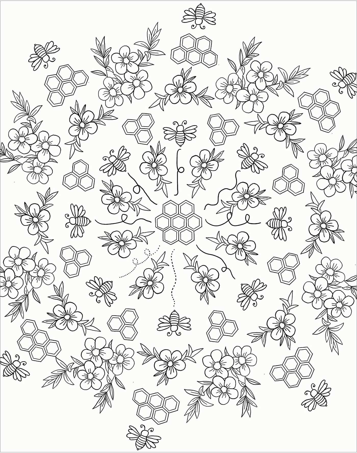 Bugs: Coloring Book
