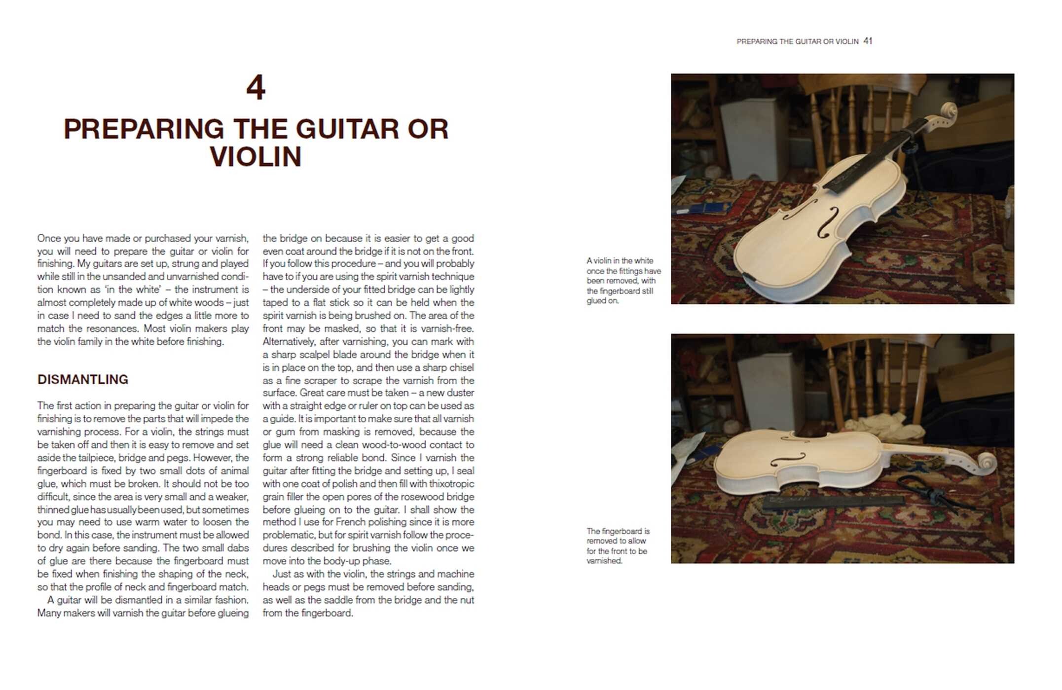 French Polishing & Varnishing String Instruments
