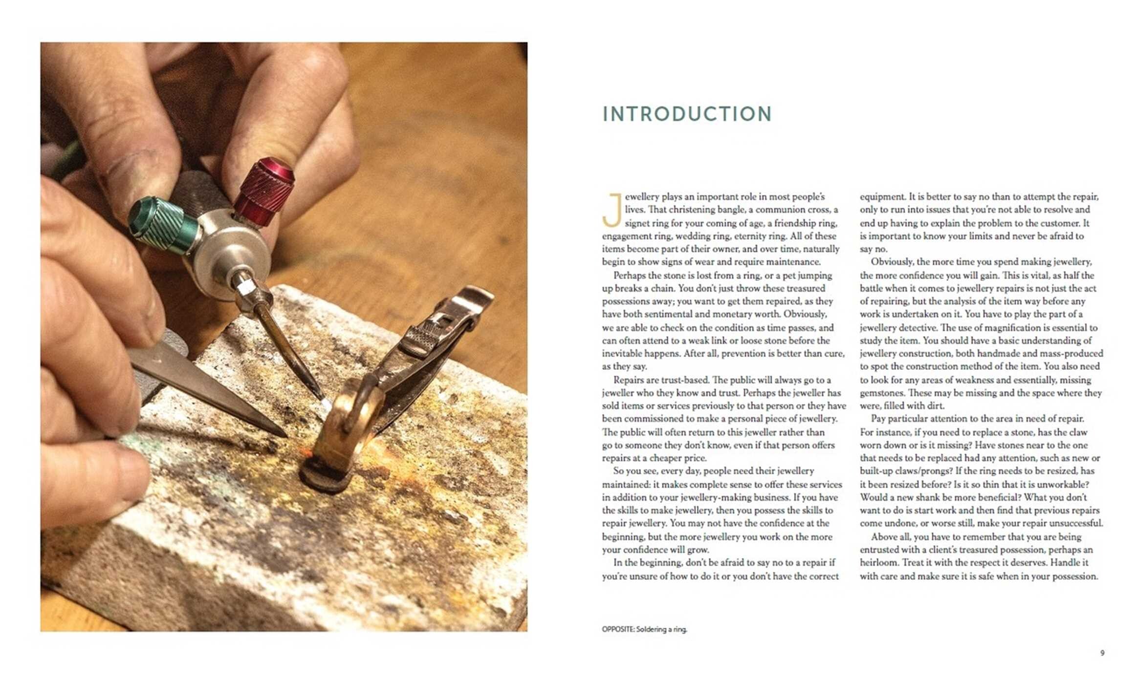 Jewellery Repairs At The Bench