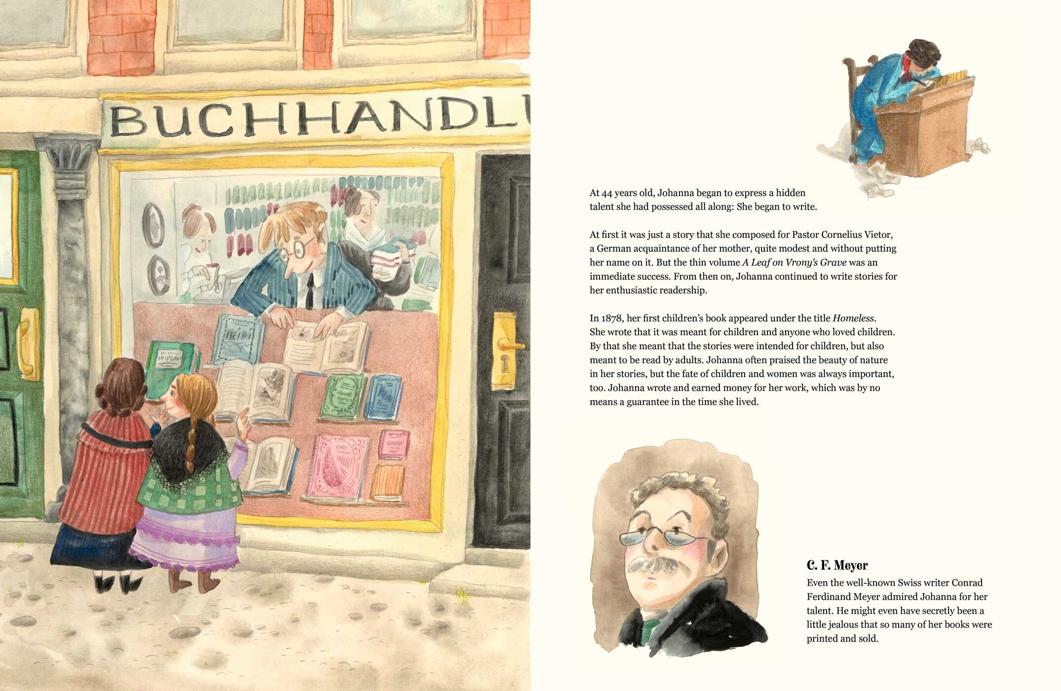 Johanna Spyri, Creator of Heidi of the Alps