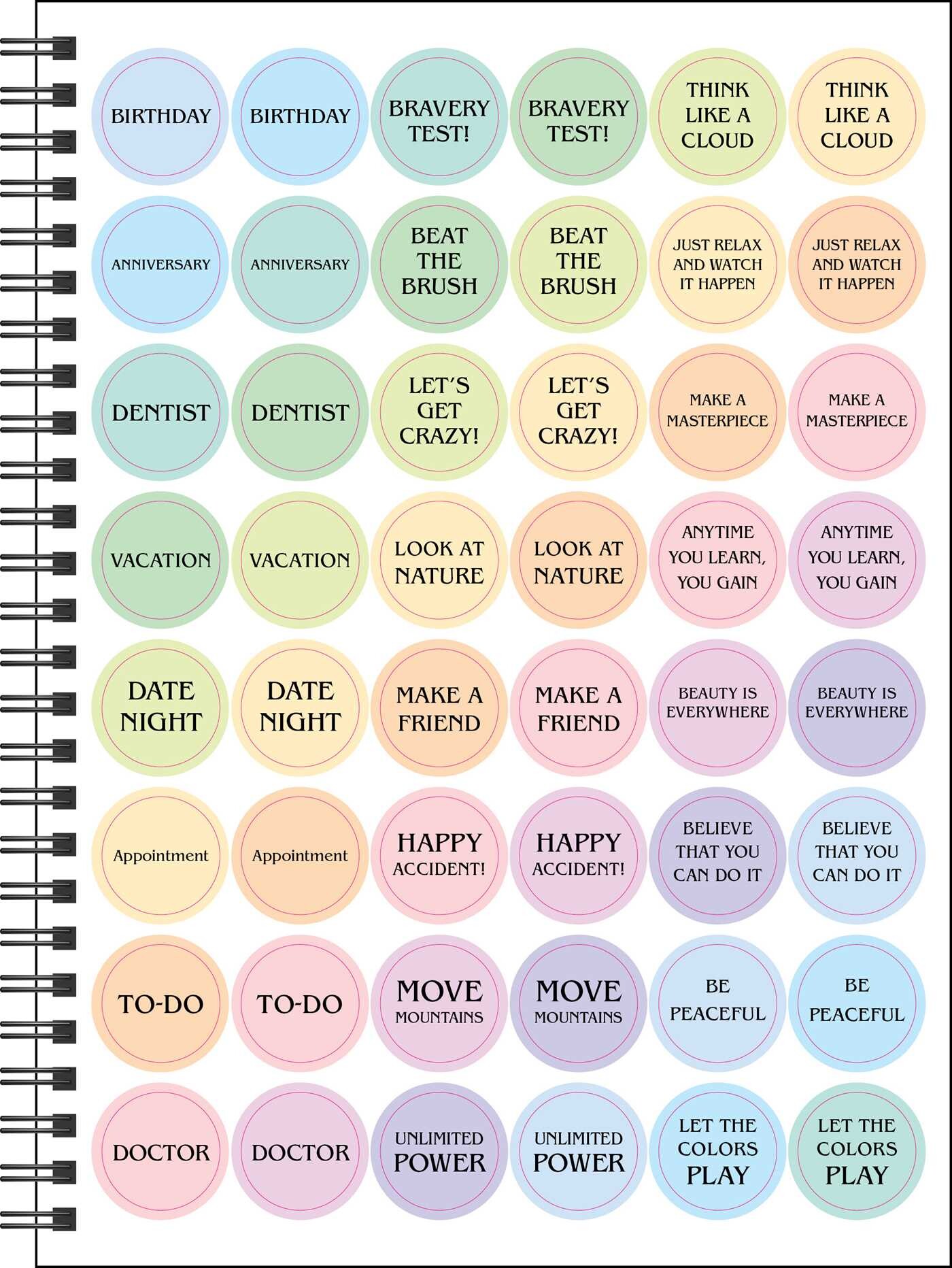 Bob Ross 12Month 2025 Planner Calendar Book Summary & Video