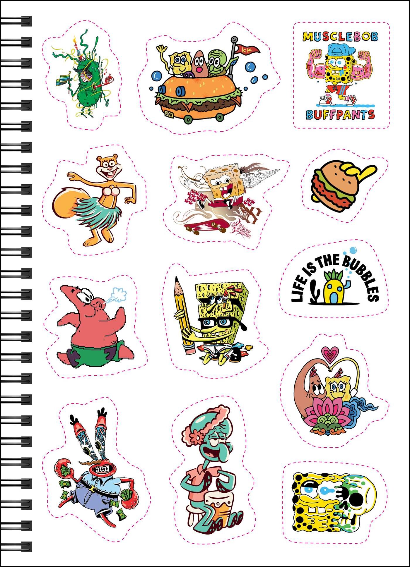 SpongeBob SquarePants 12Month 2026 Planner Calendar (Includes Stickers