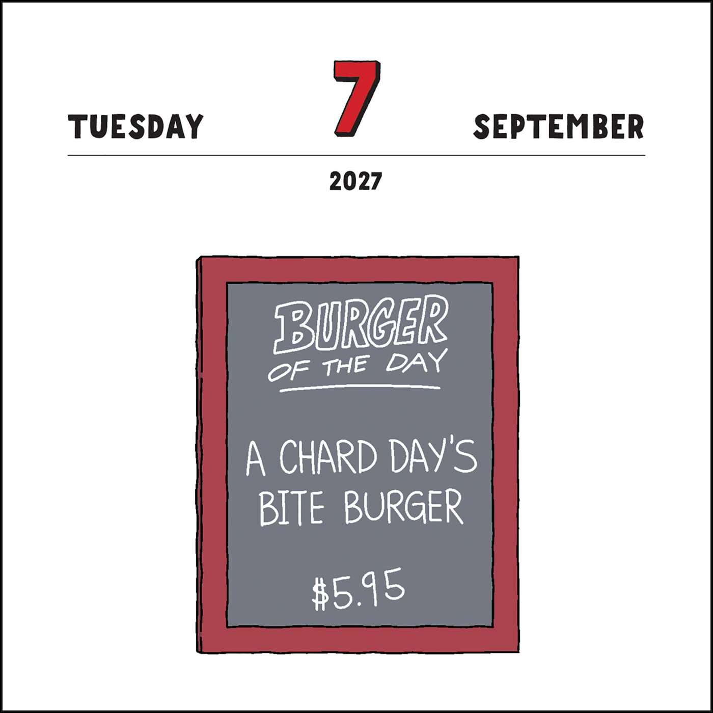 Bob's Burgers 2027 Day-to-Day Calendar