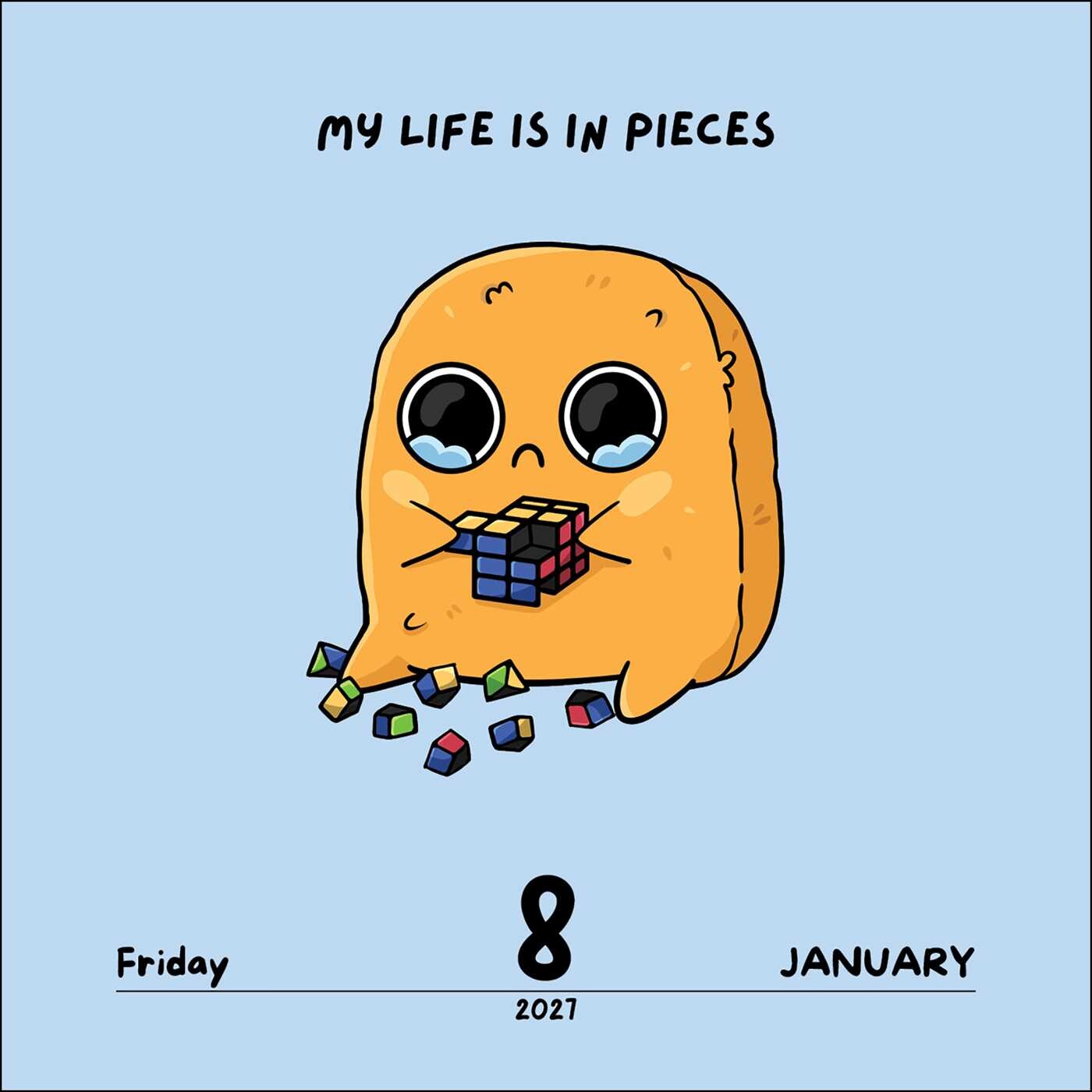 Sad Nuggie 2027 Day-to-Day Calendar