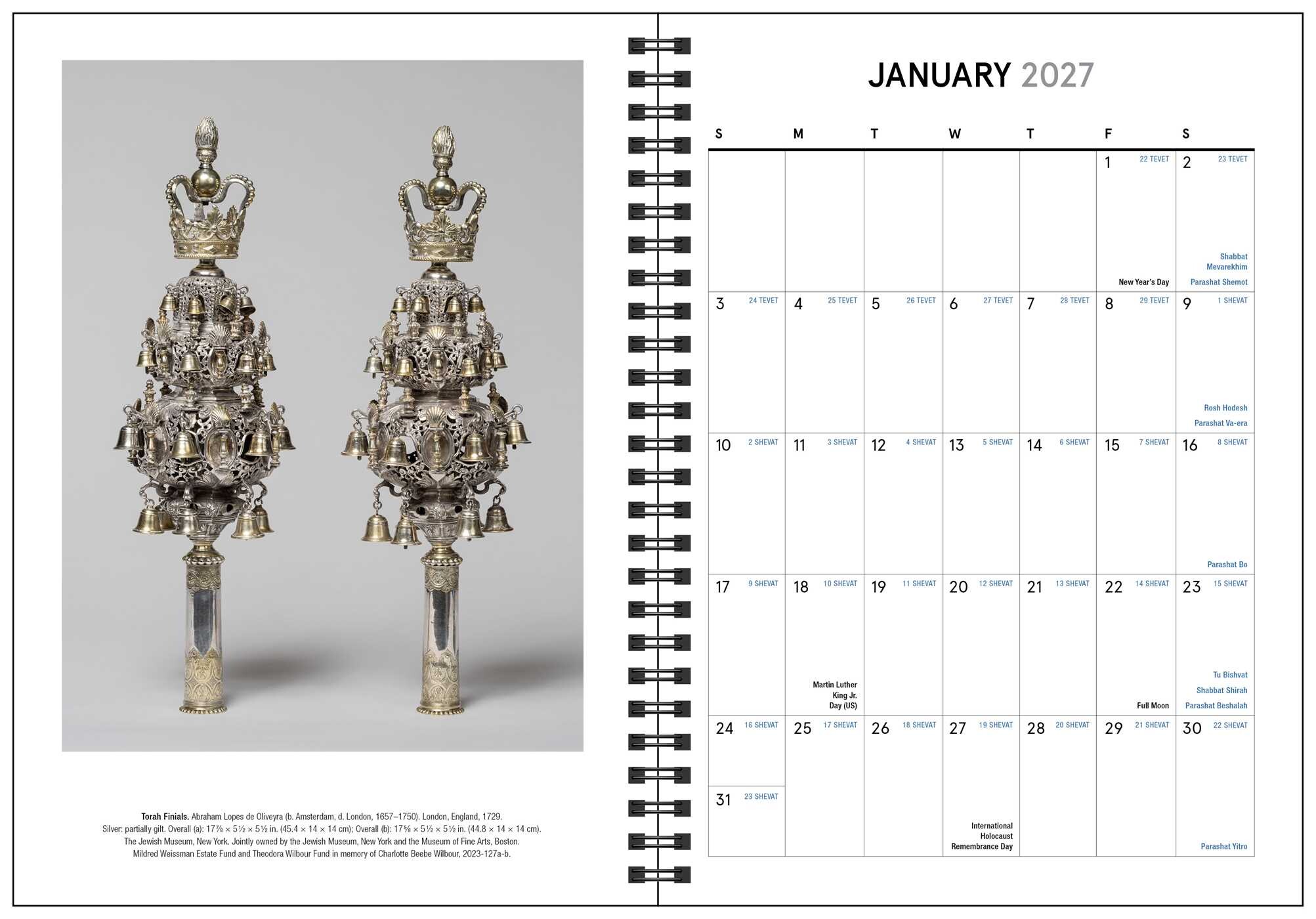 The Jewish Calendar 2026-2027 (5787) 16-Month Planner - Book Summary ...