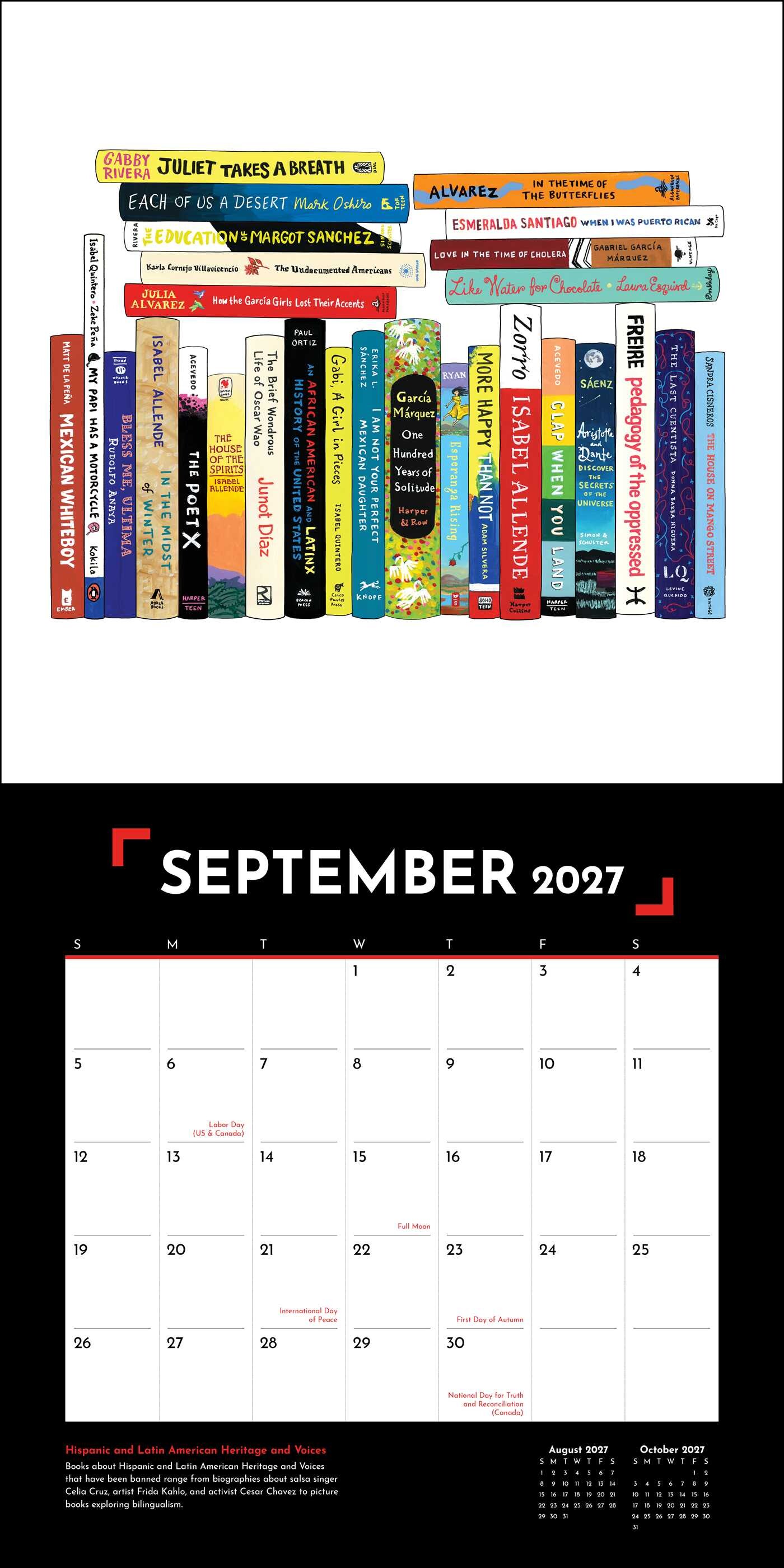 Banned Books 2027 Wall Calendar