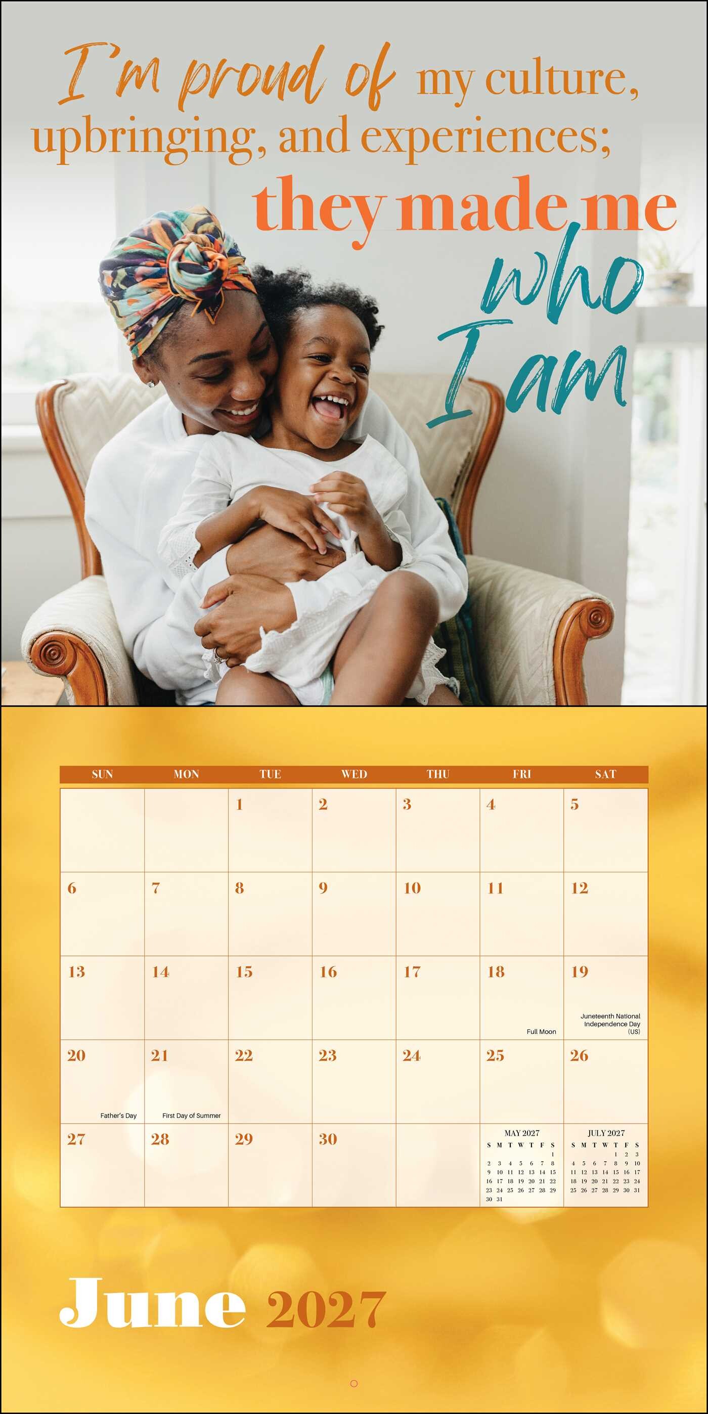 Black Girl Magic 2027 Wall Calendar