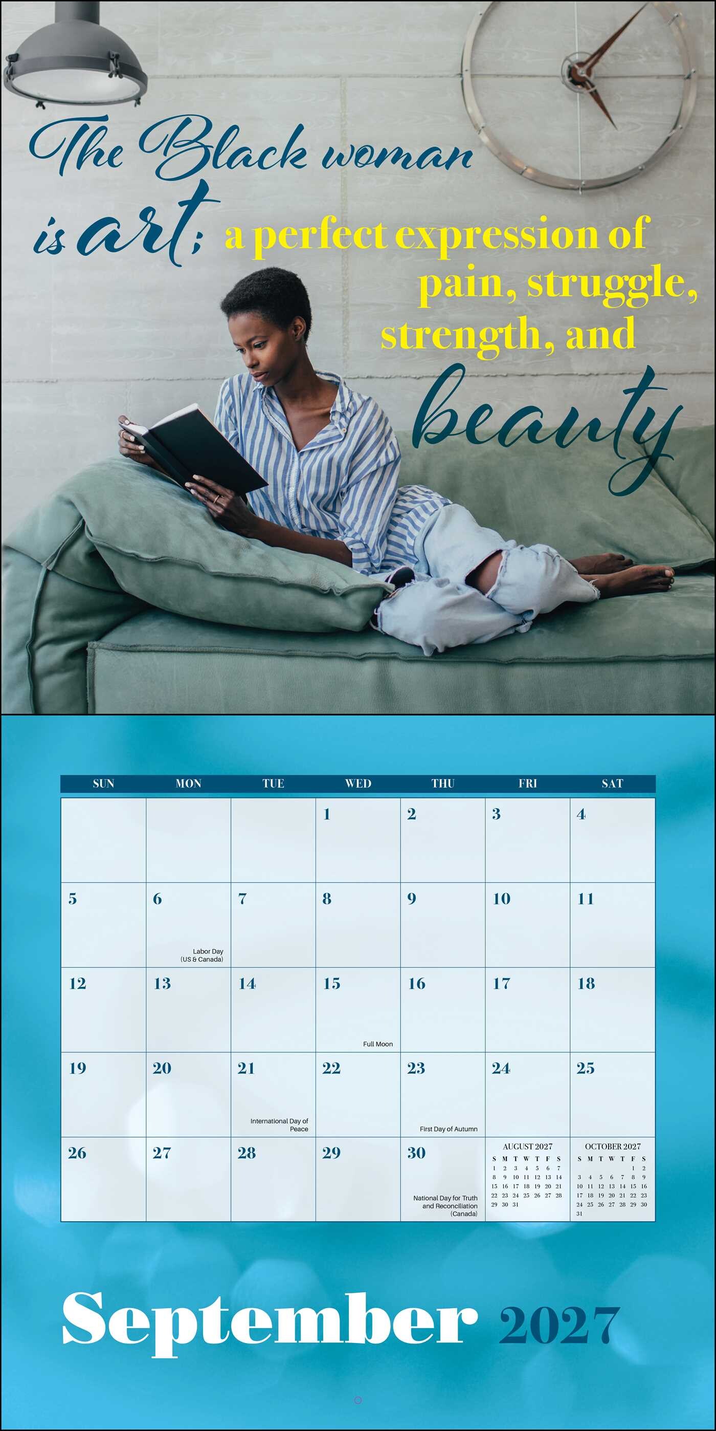 Black Girl Magic 2027 Wall Calendar