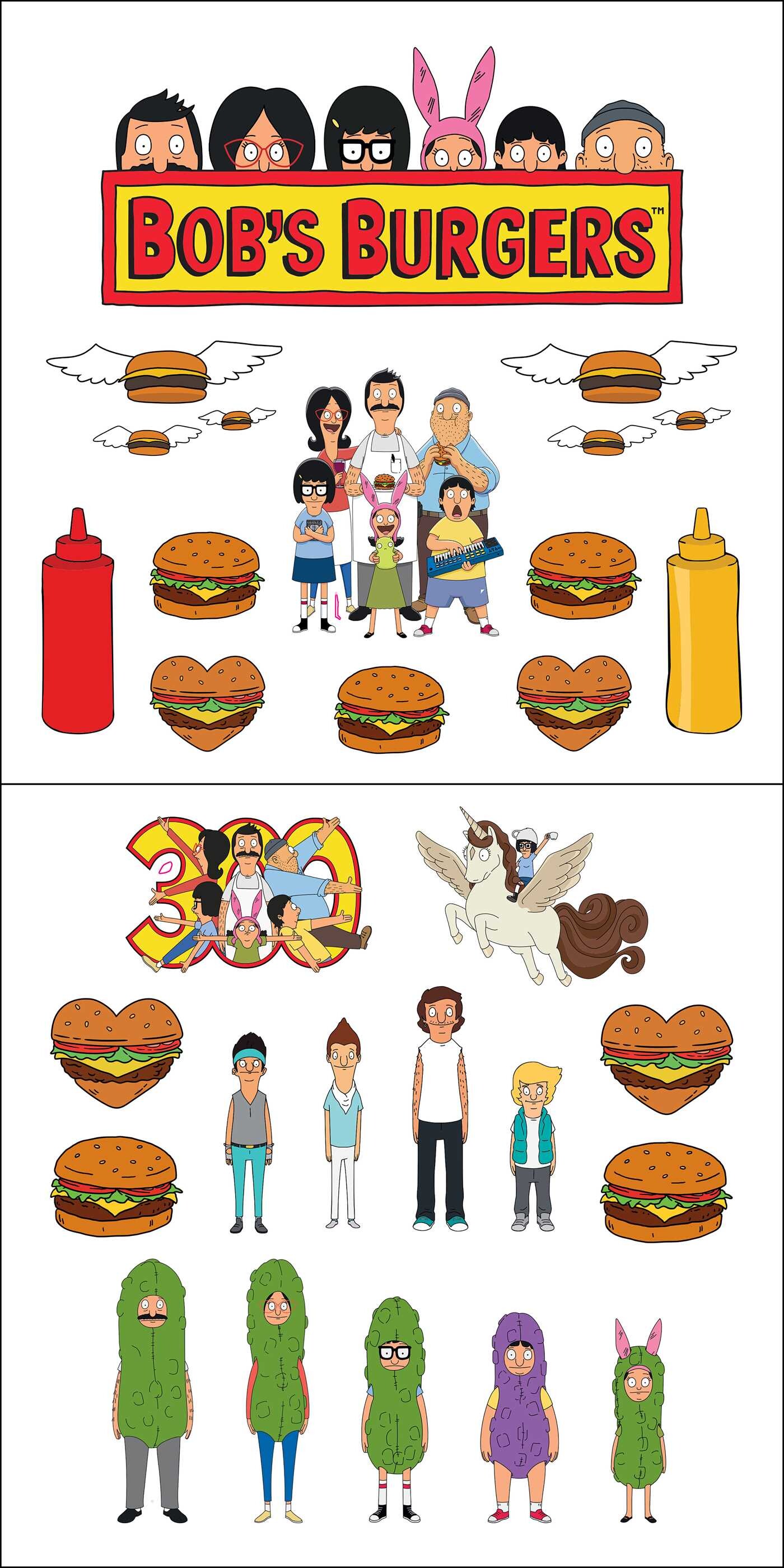 Bob's Burgers 2027 Wall Calendar (Includes Stickers)