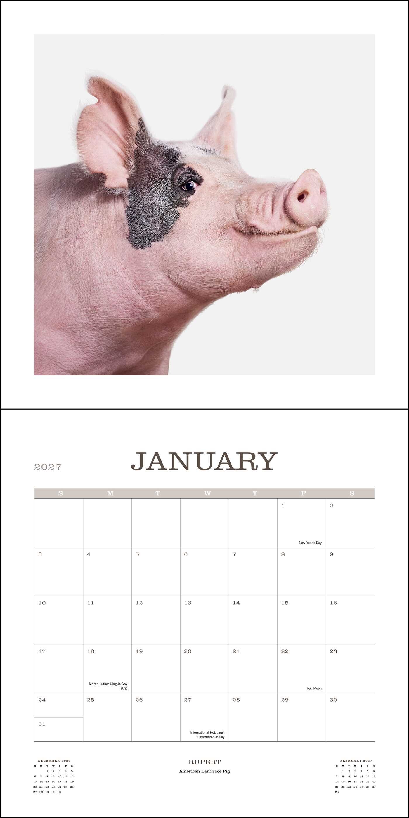 Farm Life 2027 Wall Calendar